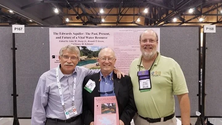  Editors Ron Green, Jack Sharp, and Geary Schindel at the Phoenix GSA in 2019. 