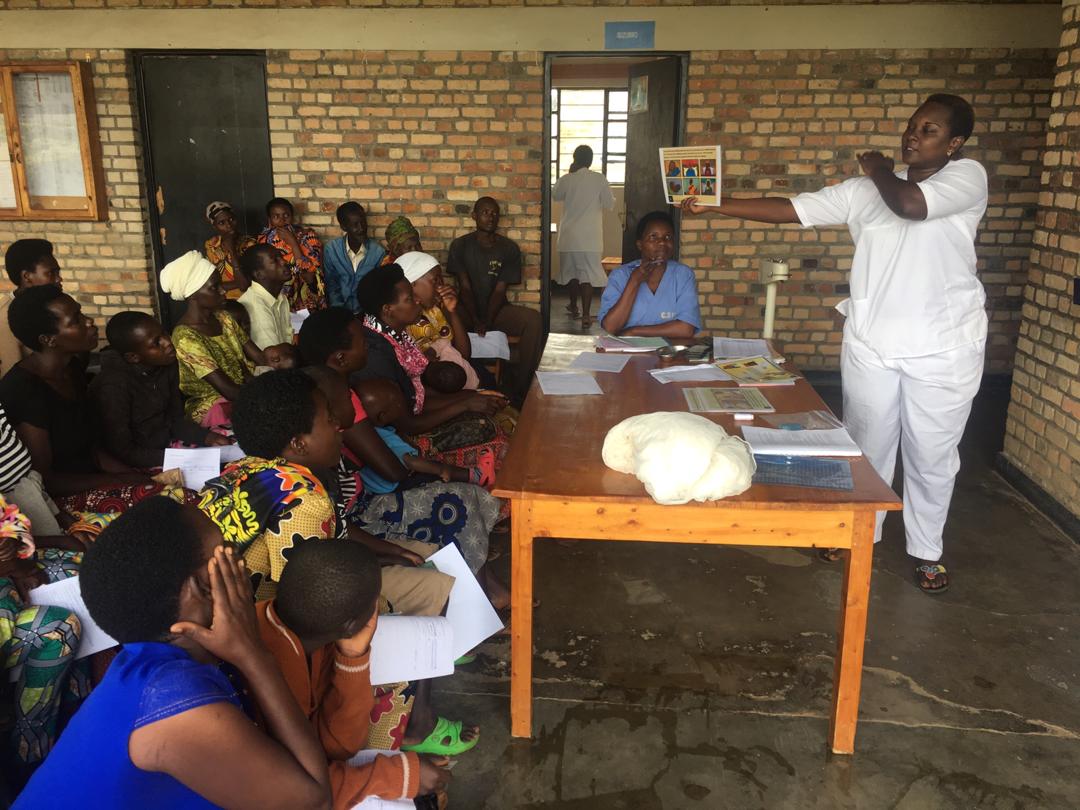 Irene uses STOMP resources to talk about transmission and risk for pregnan mothers.