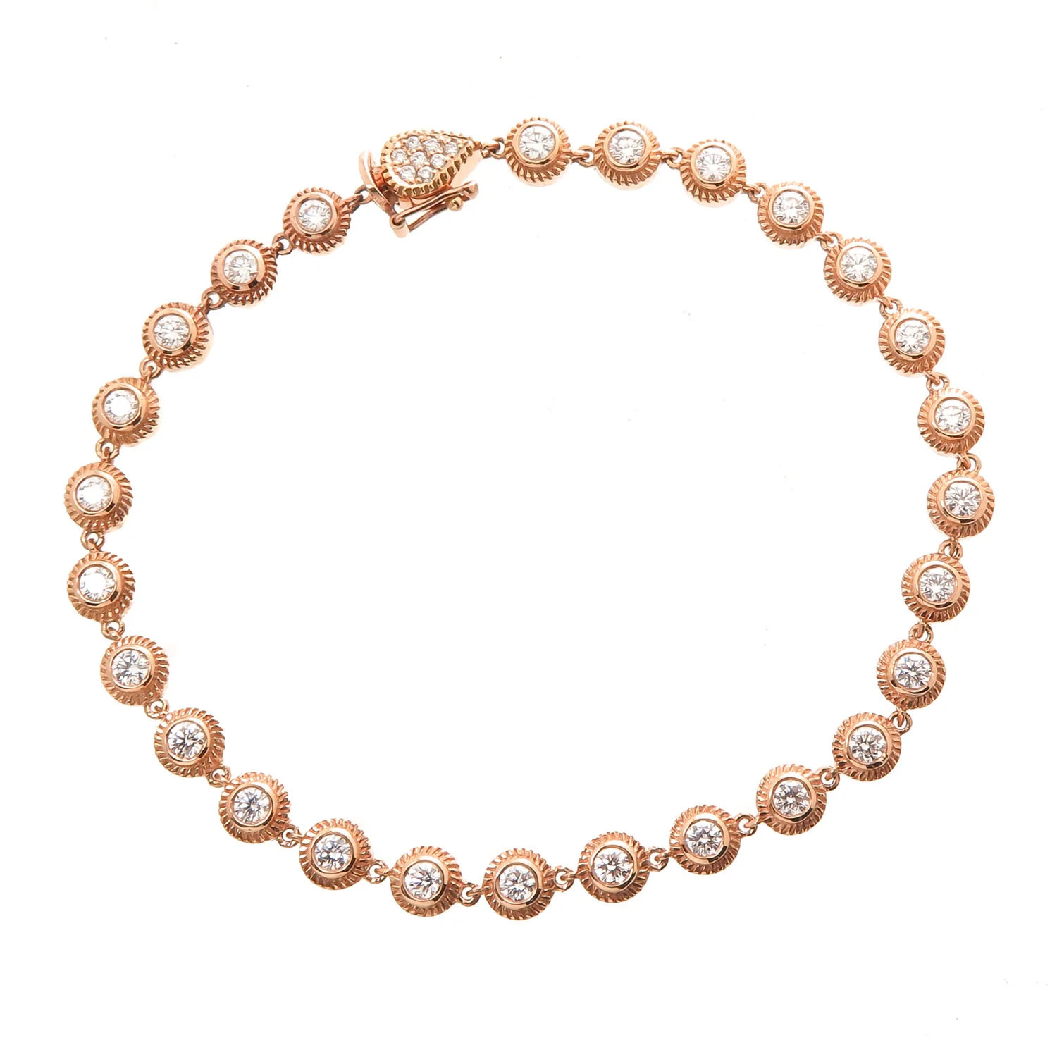 Diamond Beaded Chain Bracelet
