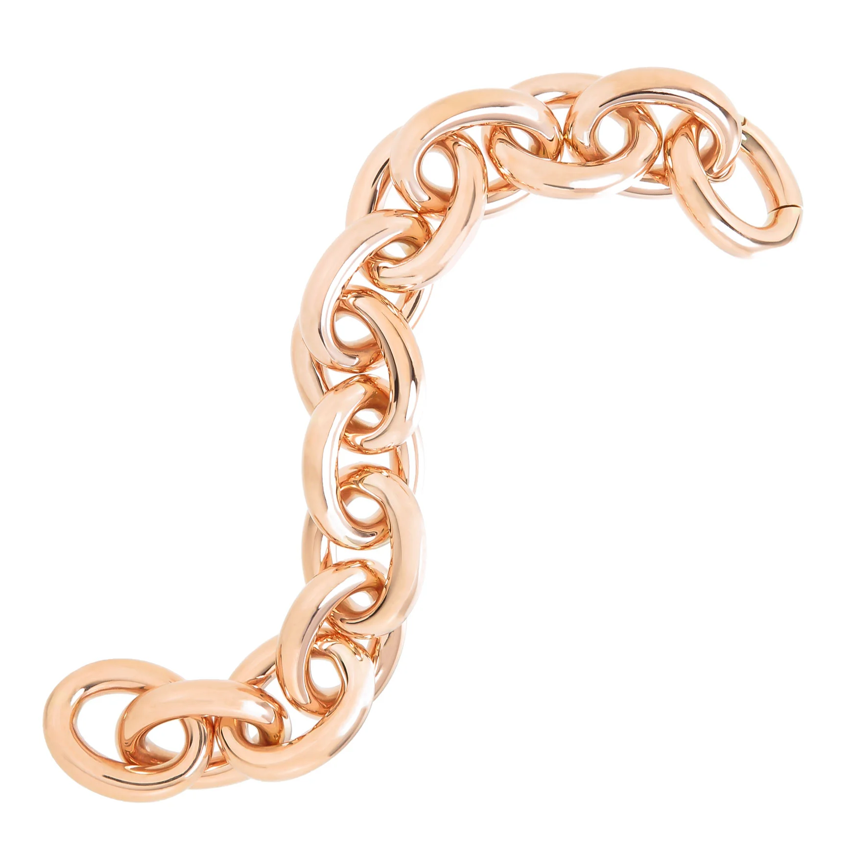 Rose Gold Heavy Link Bracelet