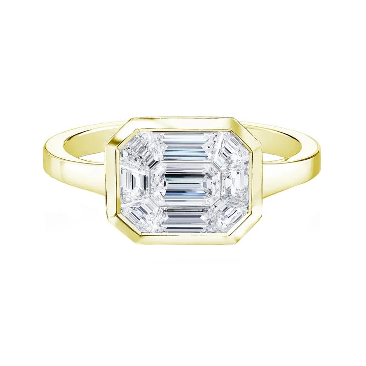 Brilliant Cut Diamond with Pear Shaped Sides
