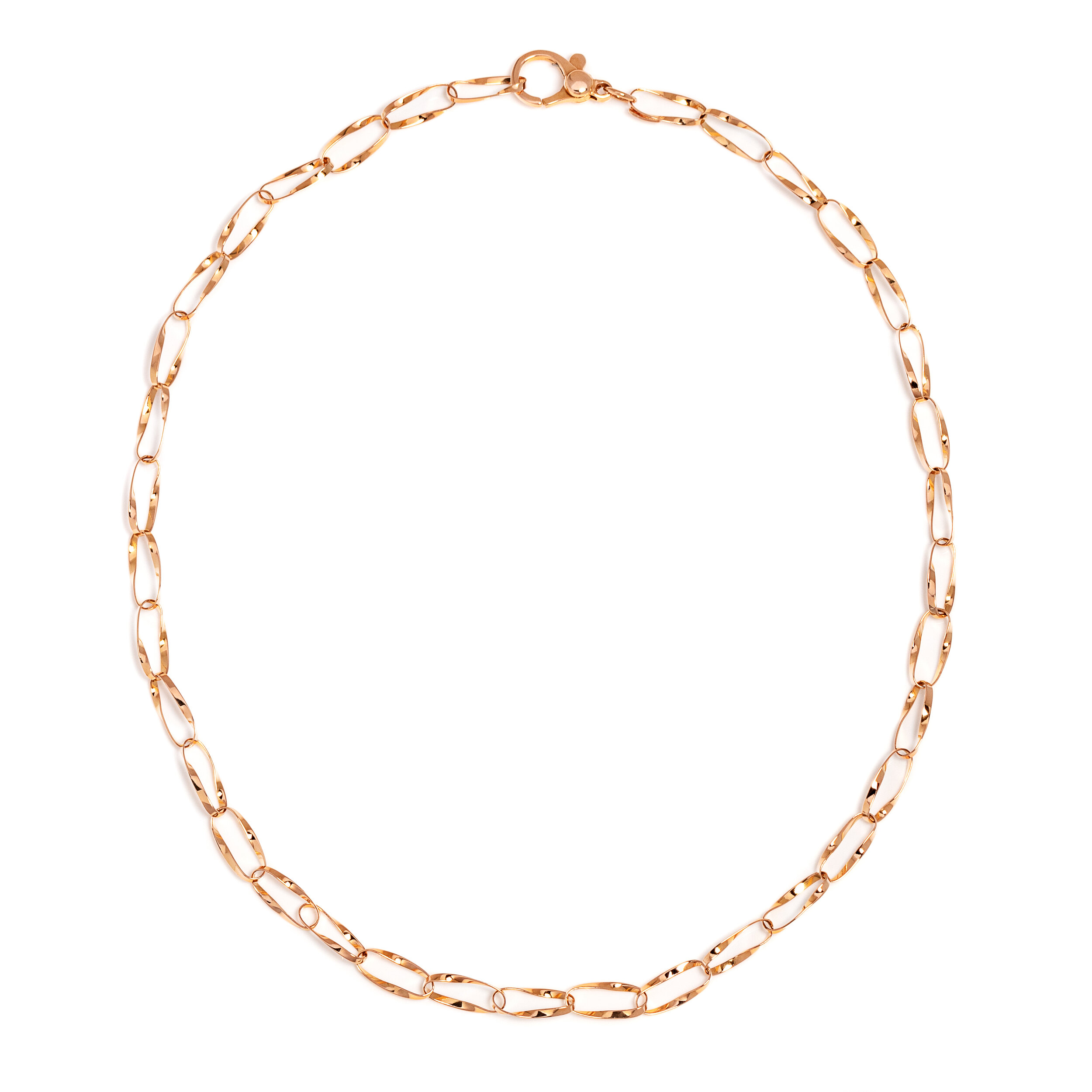 Rose Gold Twisted Choker