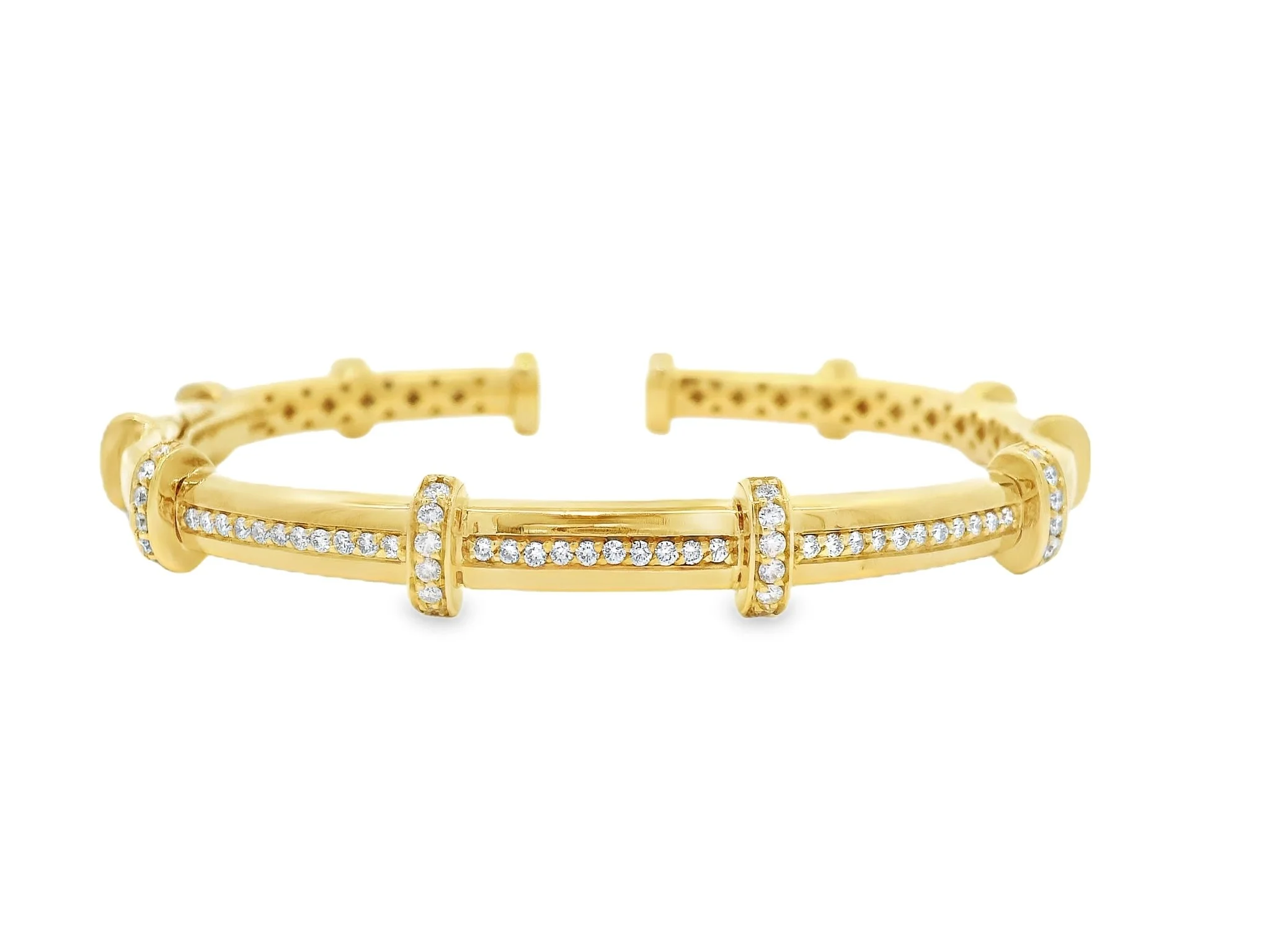 Wrapped Diamond Bar Bracelet