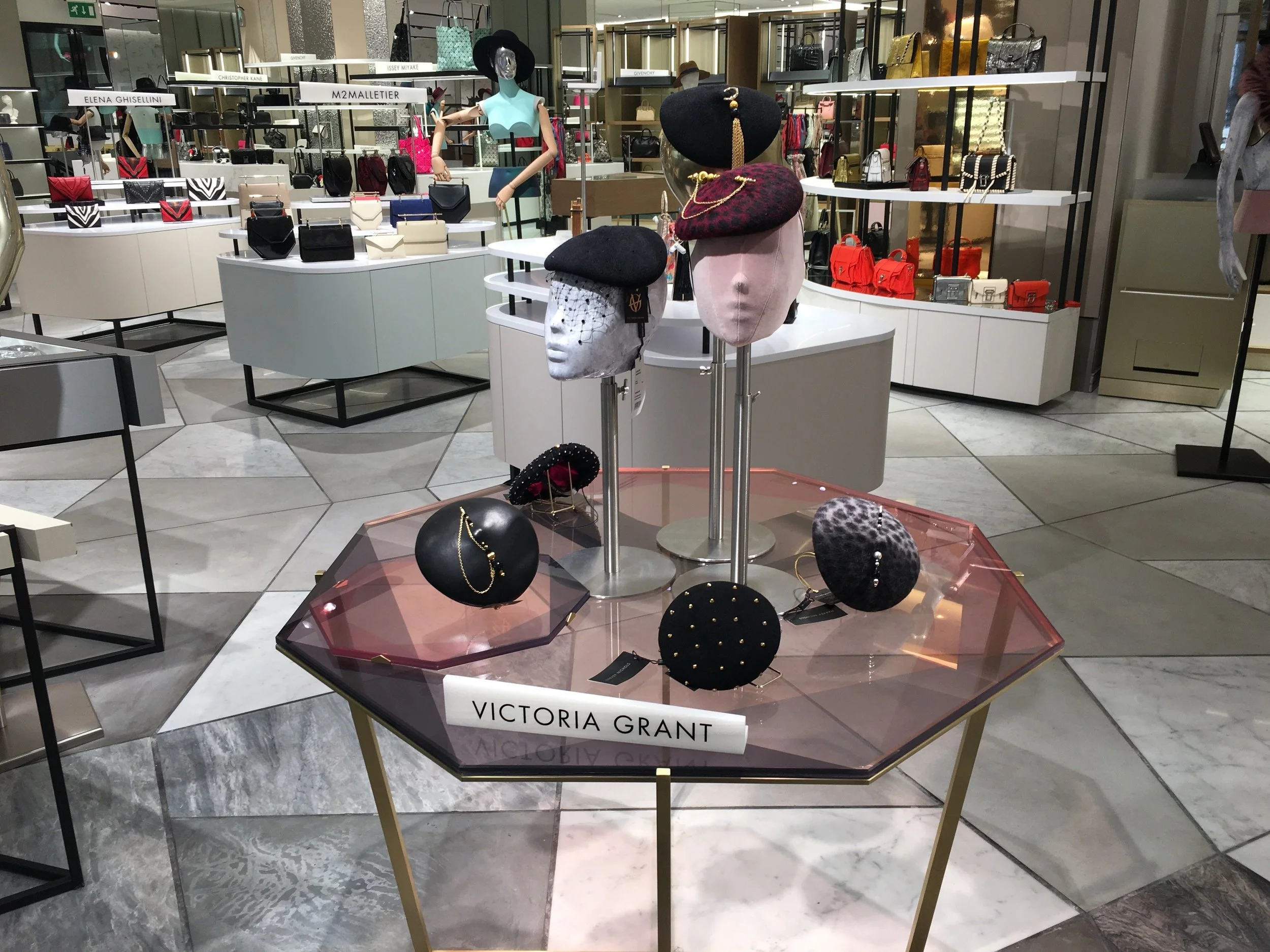 A curated selection of Signature VG 'Kiss' berets are now available at Harvey Nichols. Set in the newly refurbished Luxury Accessories Department on the ground floor, Knightsbridge. www.harveynichols.com