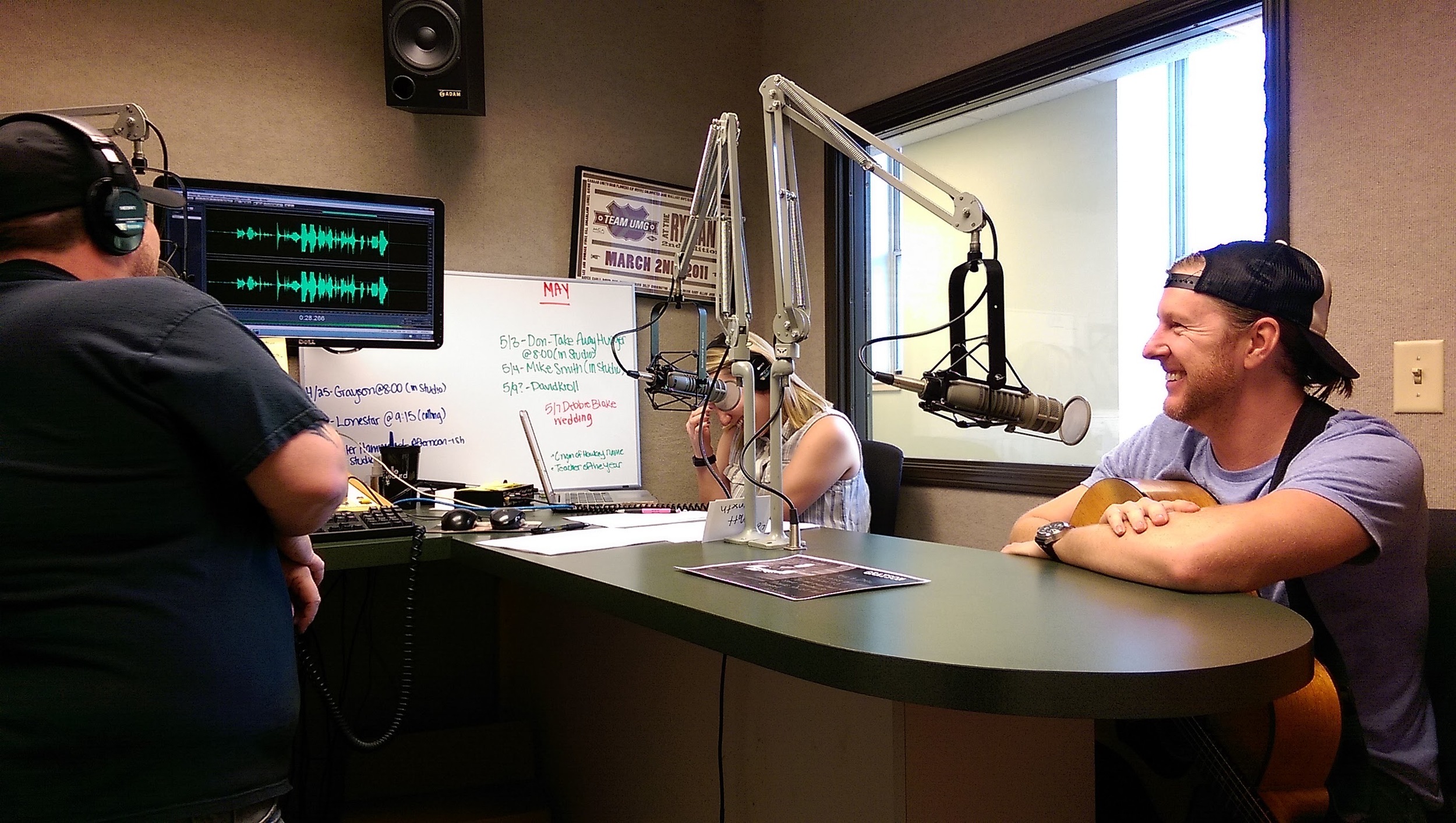 On air with Tory & Drew at The Bull - Burlington, Iowa