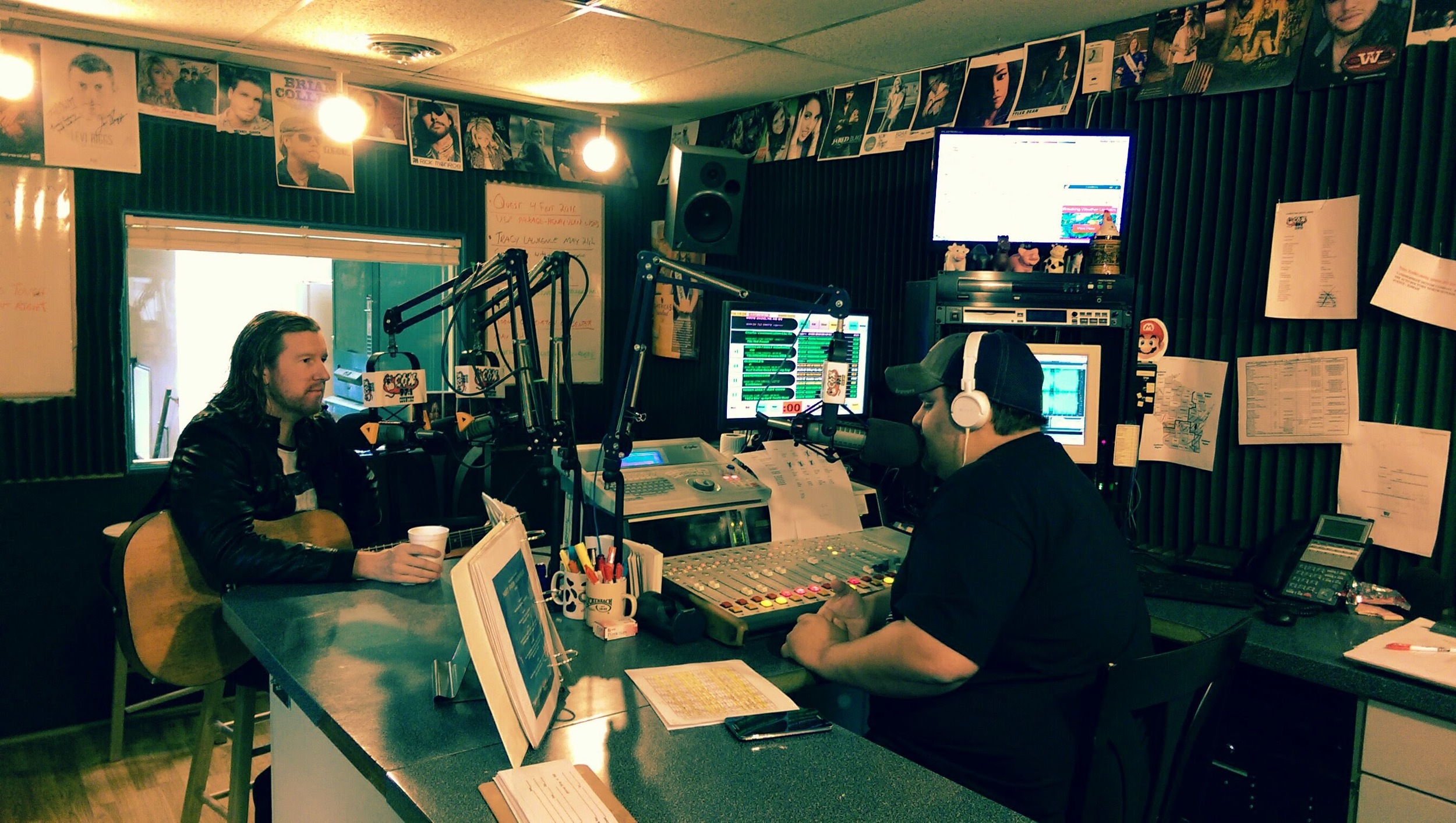 On air with Ben at Cow Country - Sparta, Wisconsin