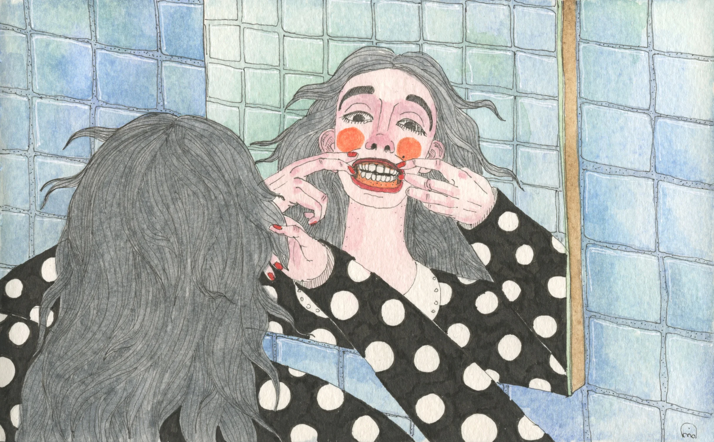 We're all dressed up skeletons!