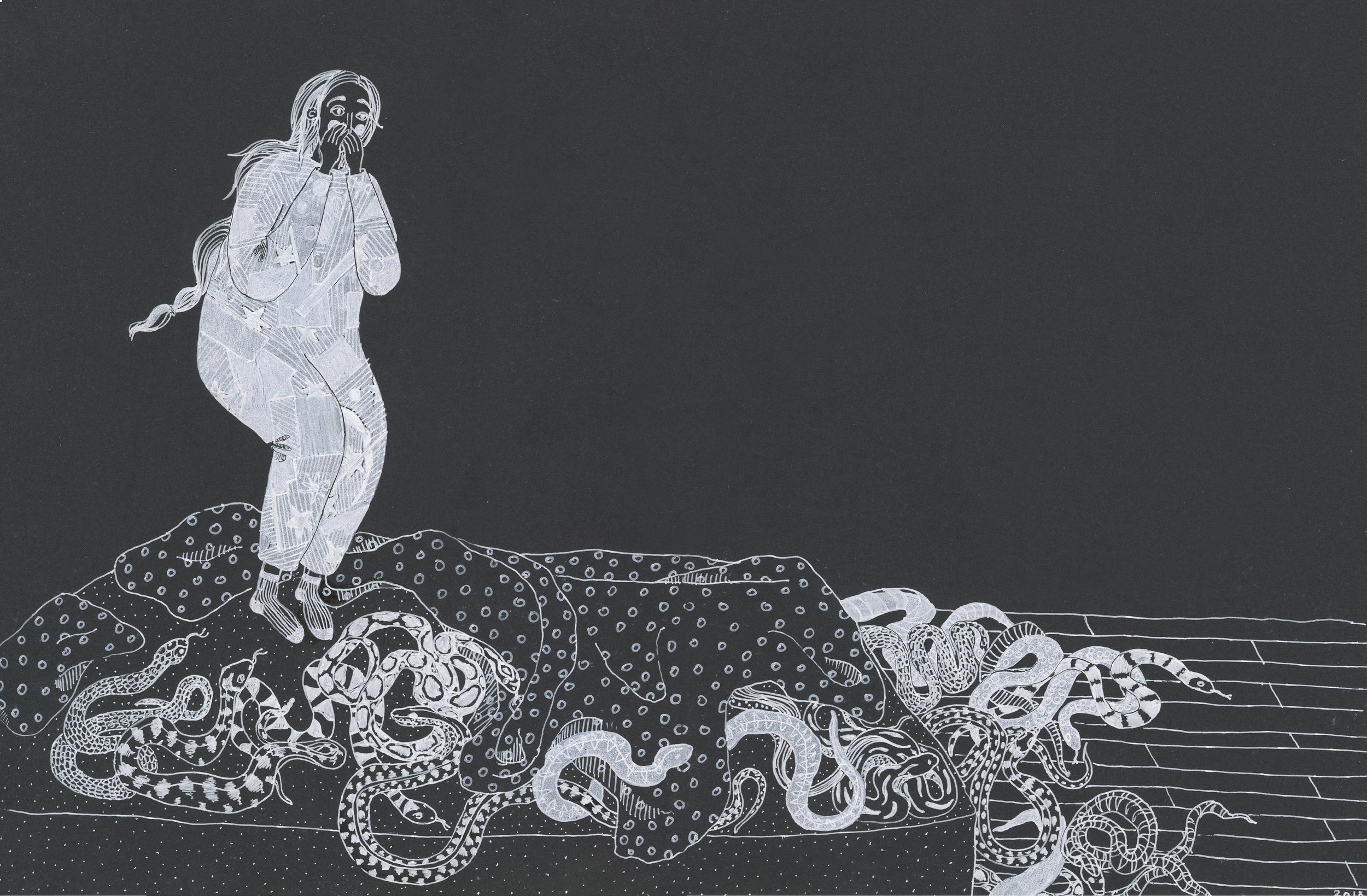 The dreams of snakes in your bed, twisting, hissing...