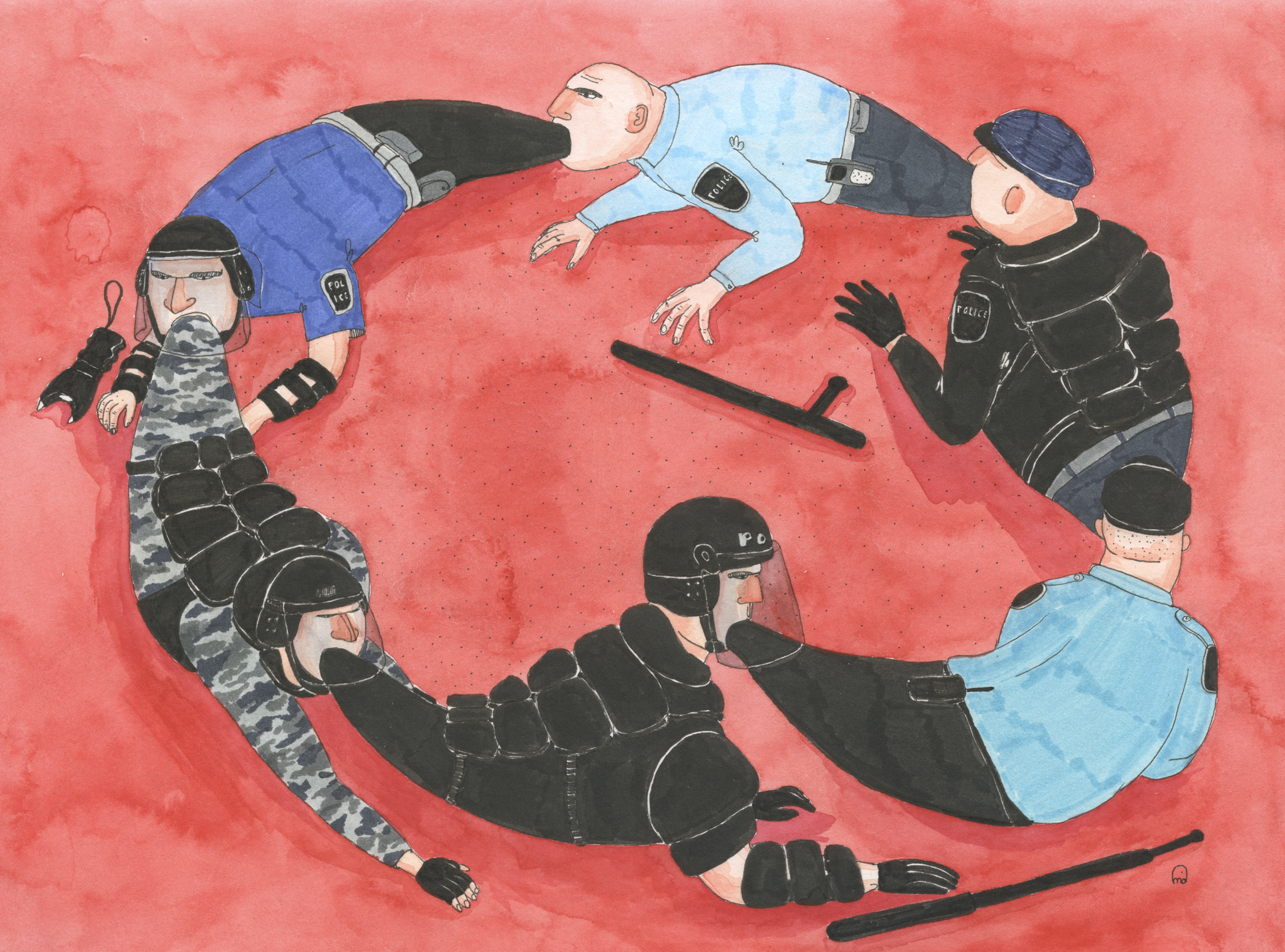 Law enforcement ouroboros