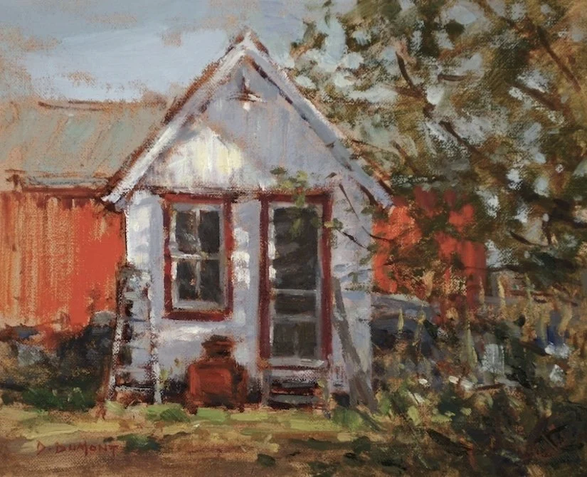  Old Barbershop. Oil, 8 x 10"  Sold 