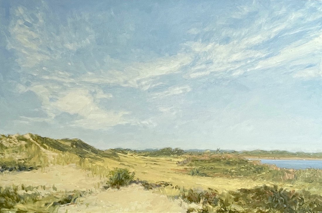 "'Mares' Tails" oil on linen, 24 x 36"