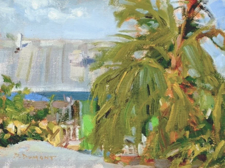  Bungalow, Florida Keys, oil, 6 × 8” 