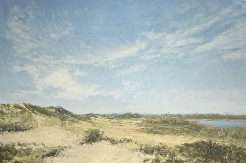  Mares' Tails, Mecox Bay, Oil, 24 × 36”   