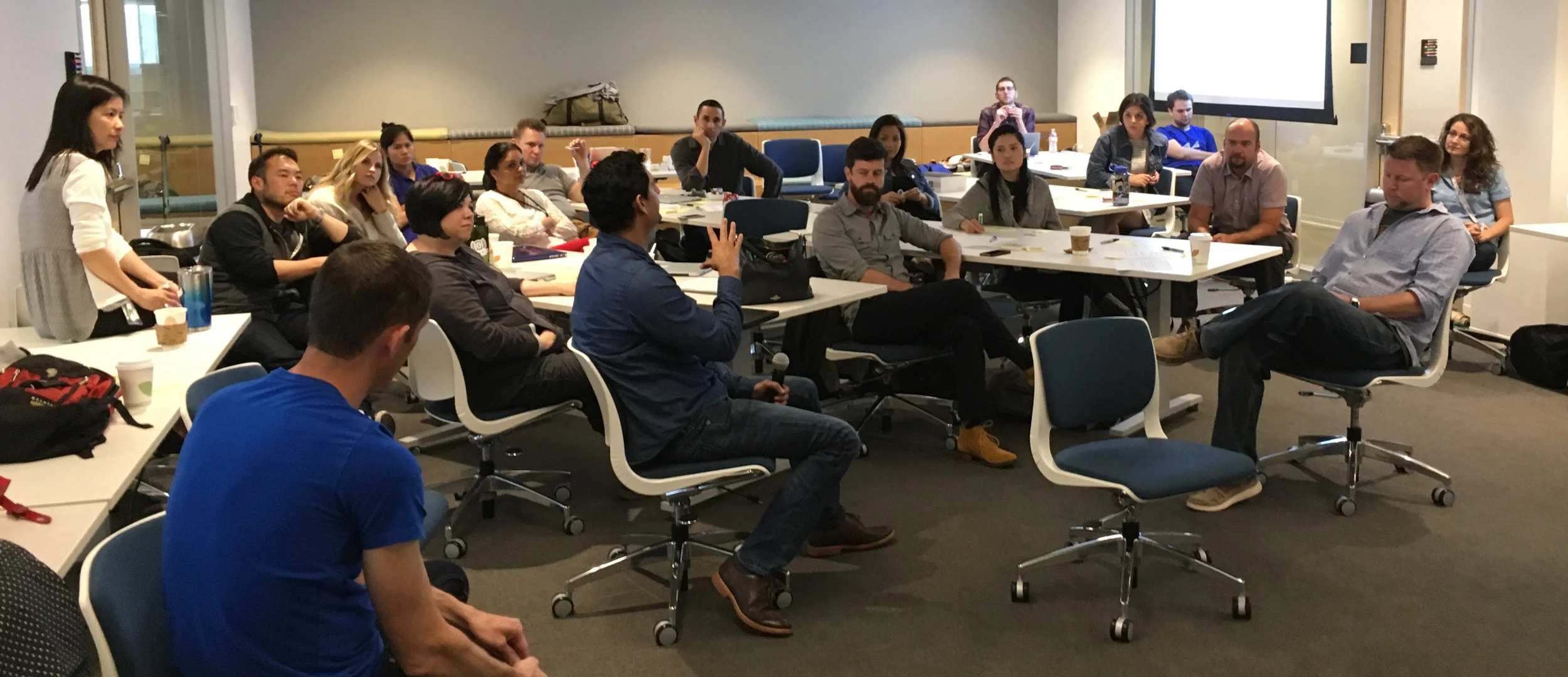 IMAGE: Discussing ways to improve process with stakeholders