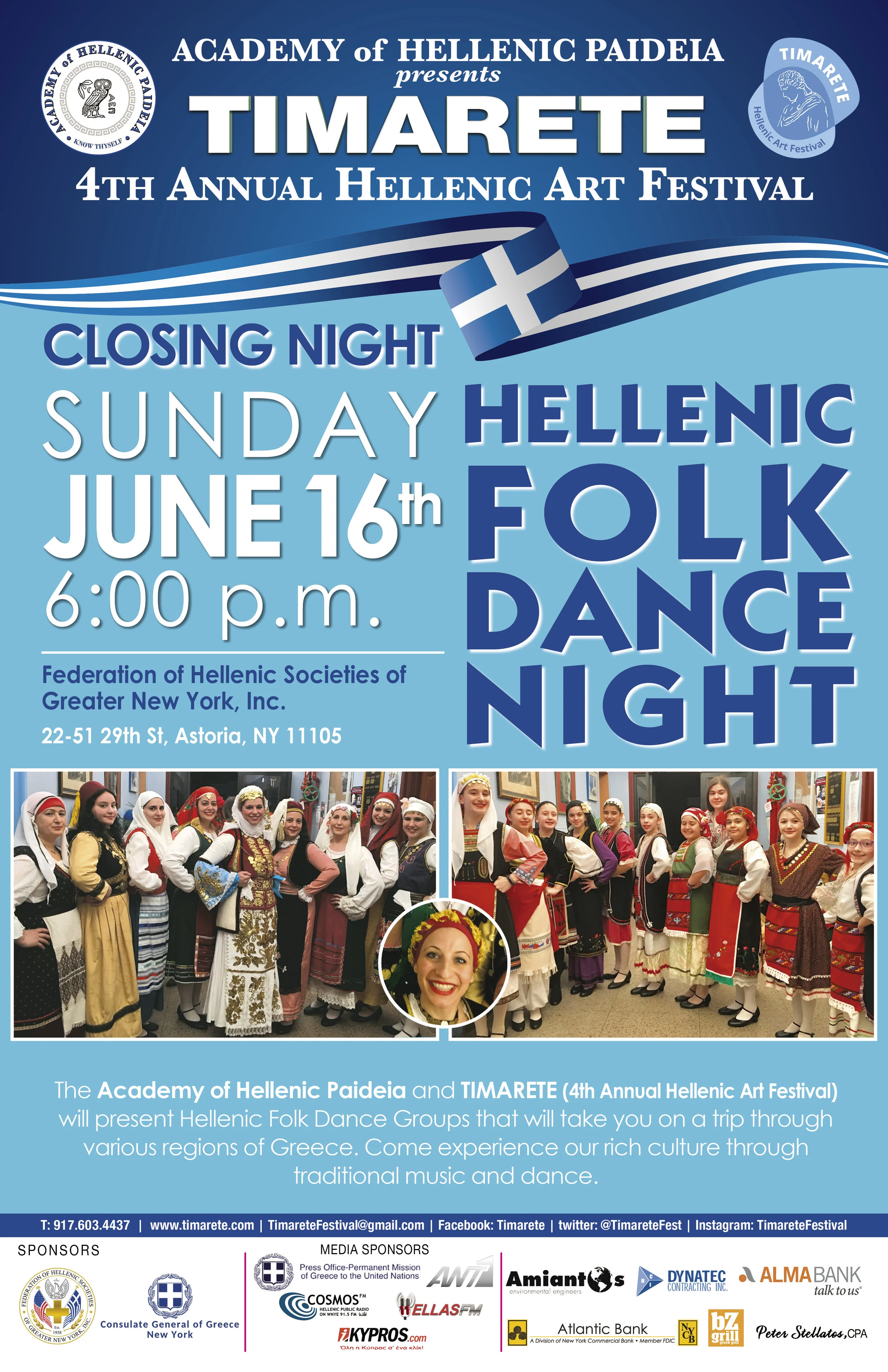 CLOSING - FOLK DANCE NIGHT WITH TRADITIONAL DANCE TROUPES