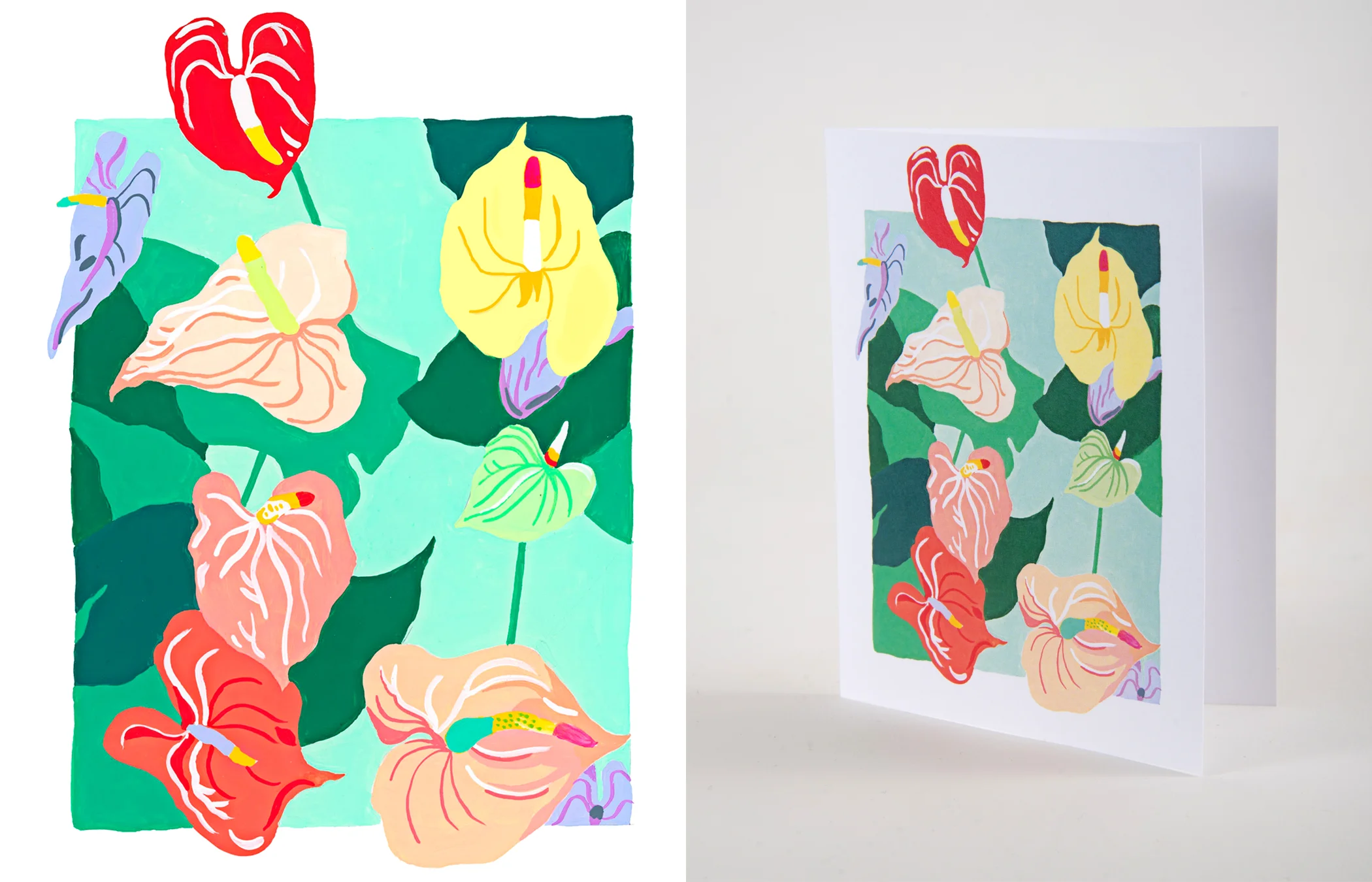 Anthurium Card