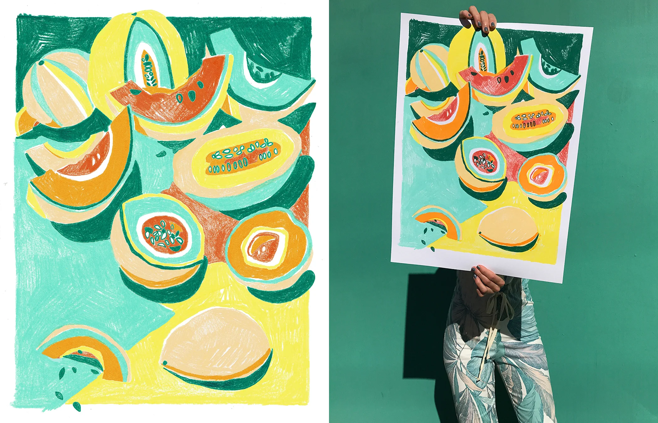 Melon Print