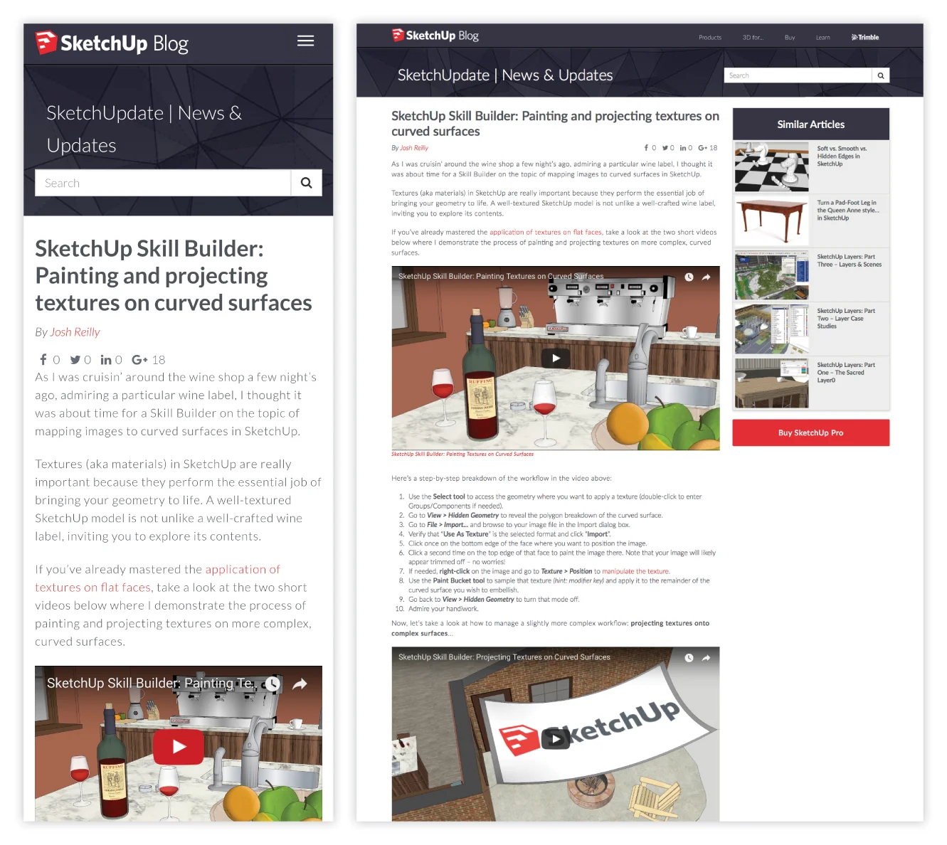 SketchUp Blog Case Study and Redesign 5 of 6