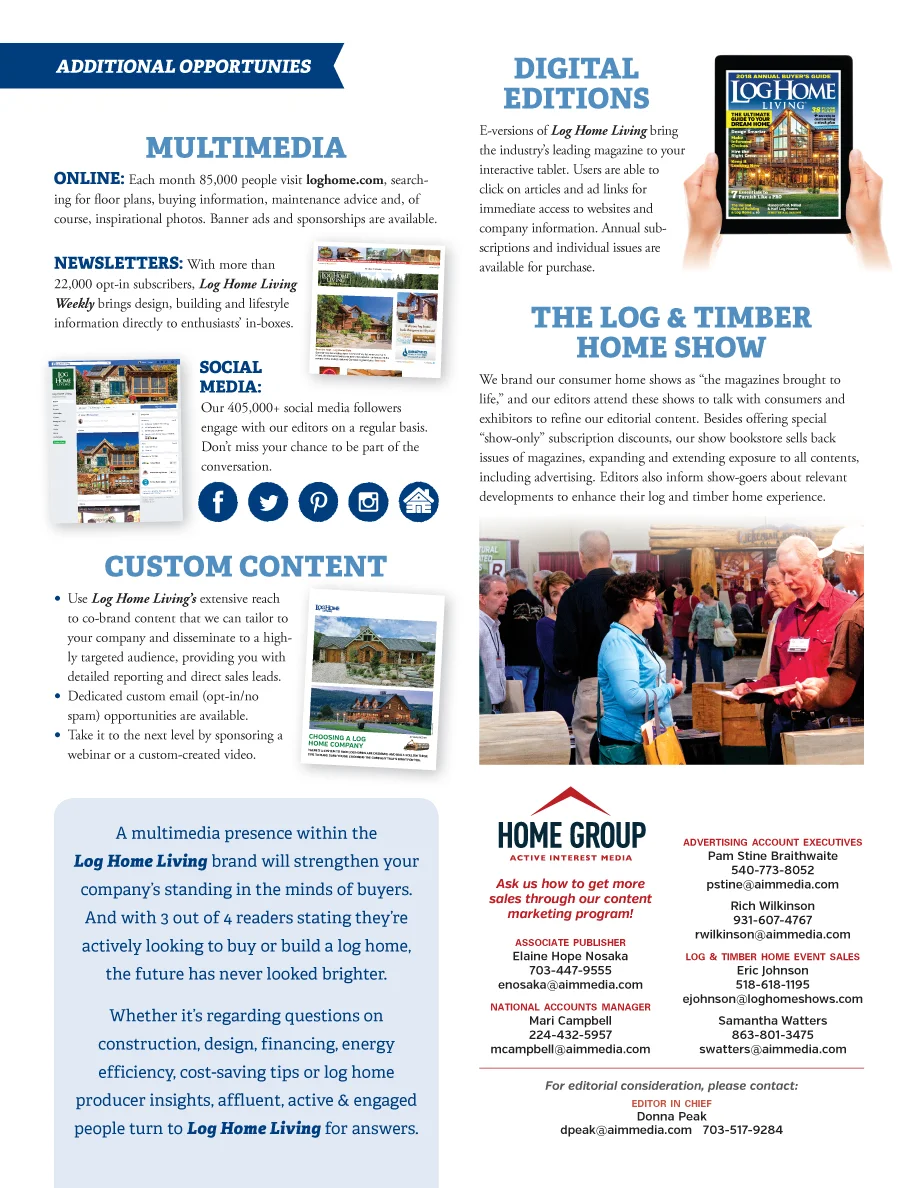 Log Home Living's 2018 Media Kit 9 of 9