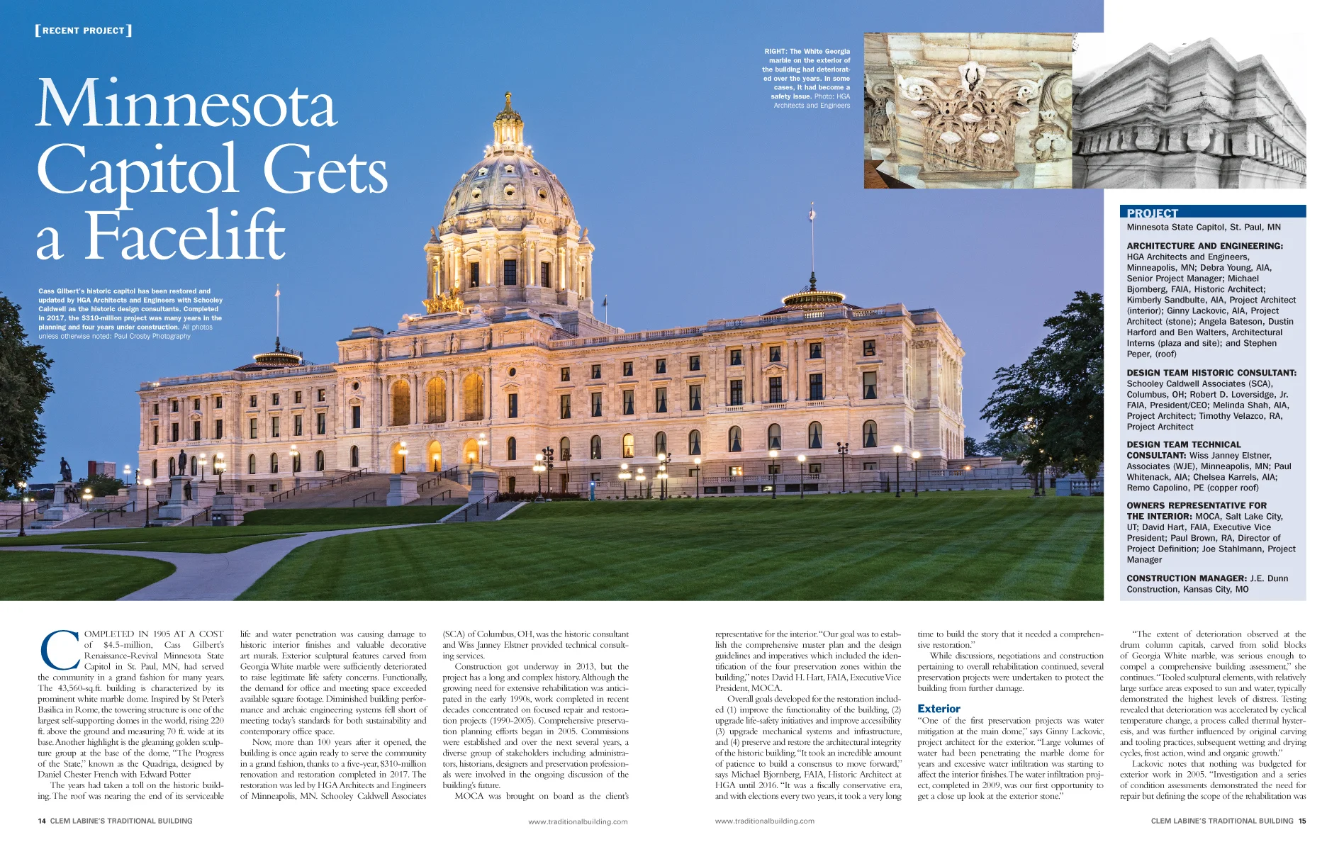 MN Capitol Gets a Facelift 1 of 4