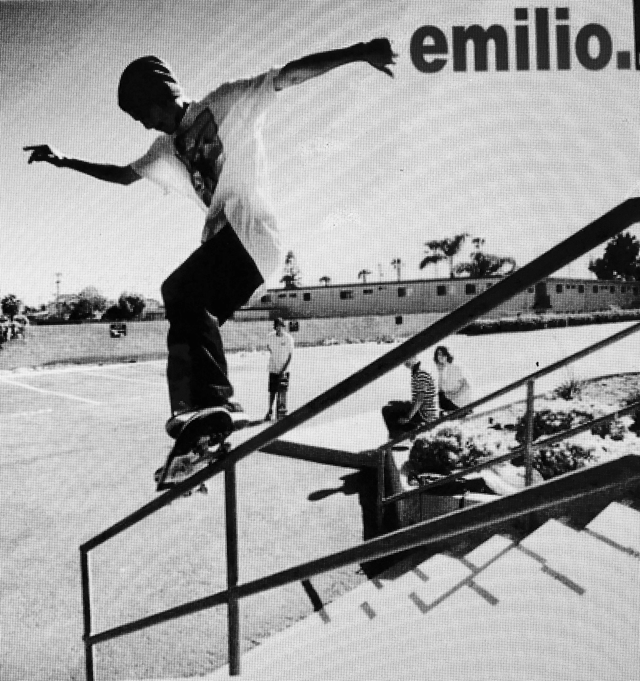 Emilio C. throw back pic. "thanks for skating with us" KEITA