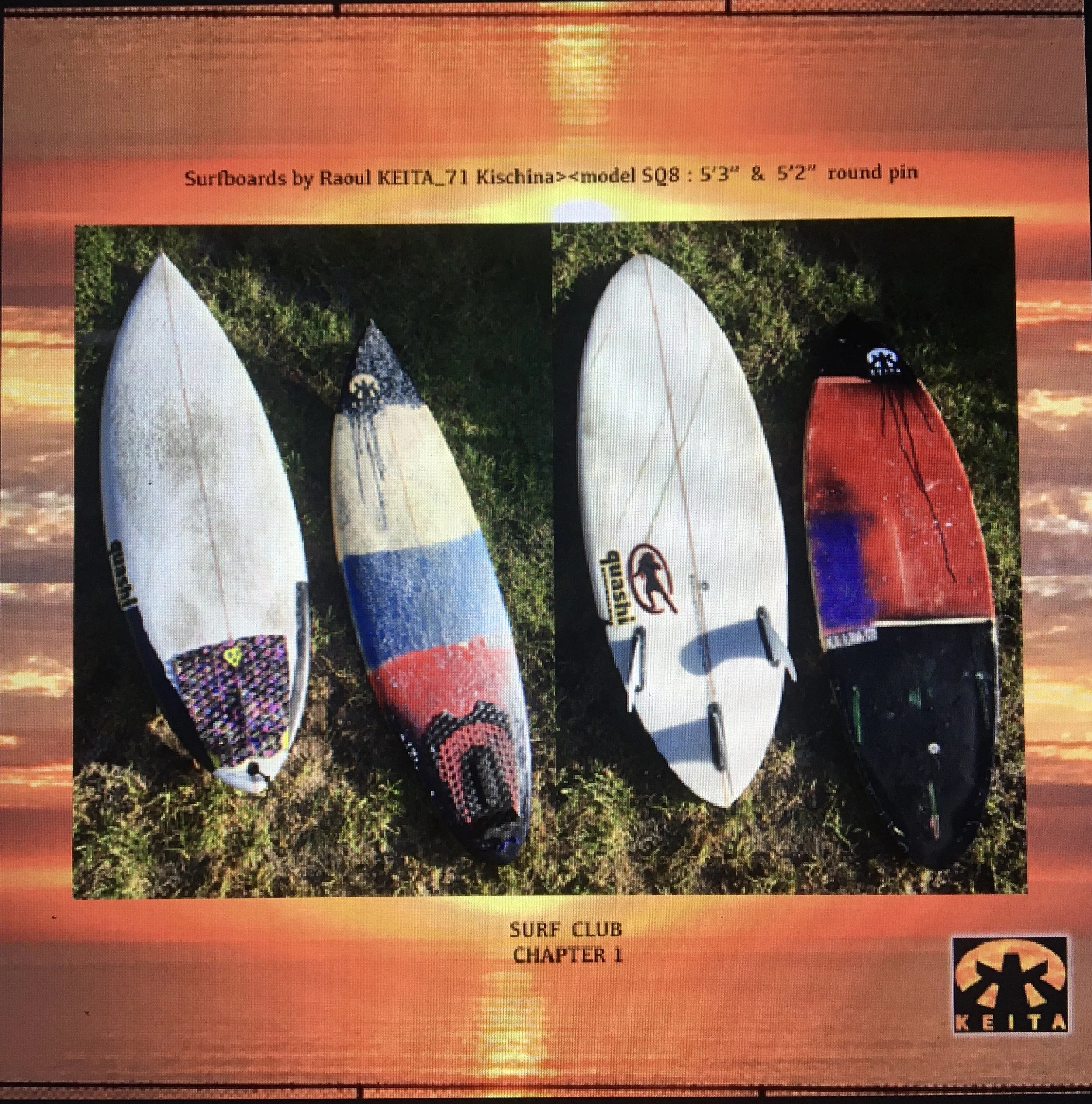 Surfboards by Raoul Kischina