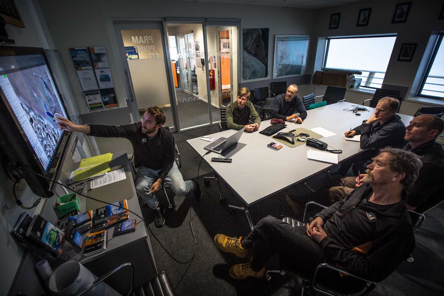 Discussing crevasses