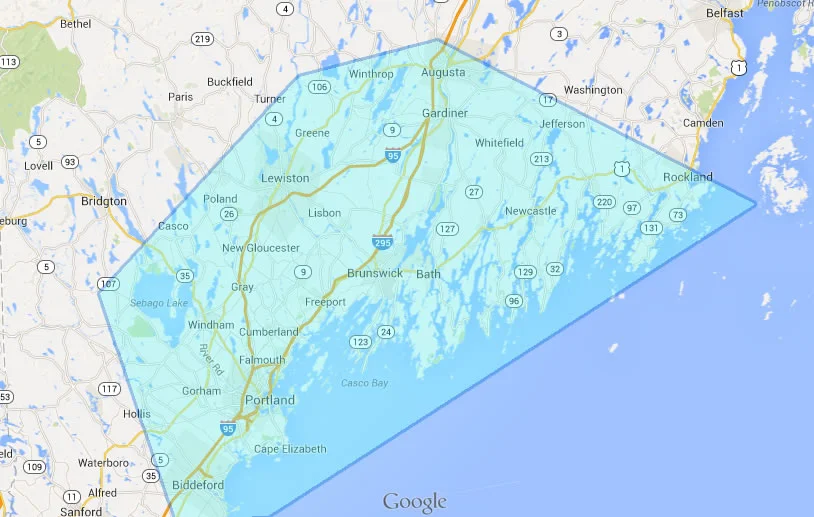 Service Area — Green Maids of Maine