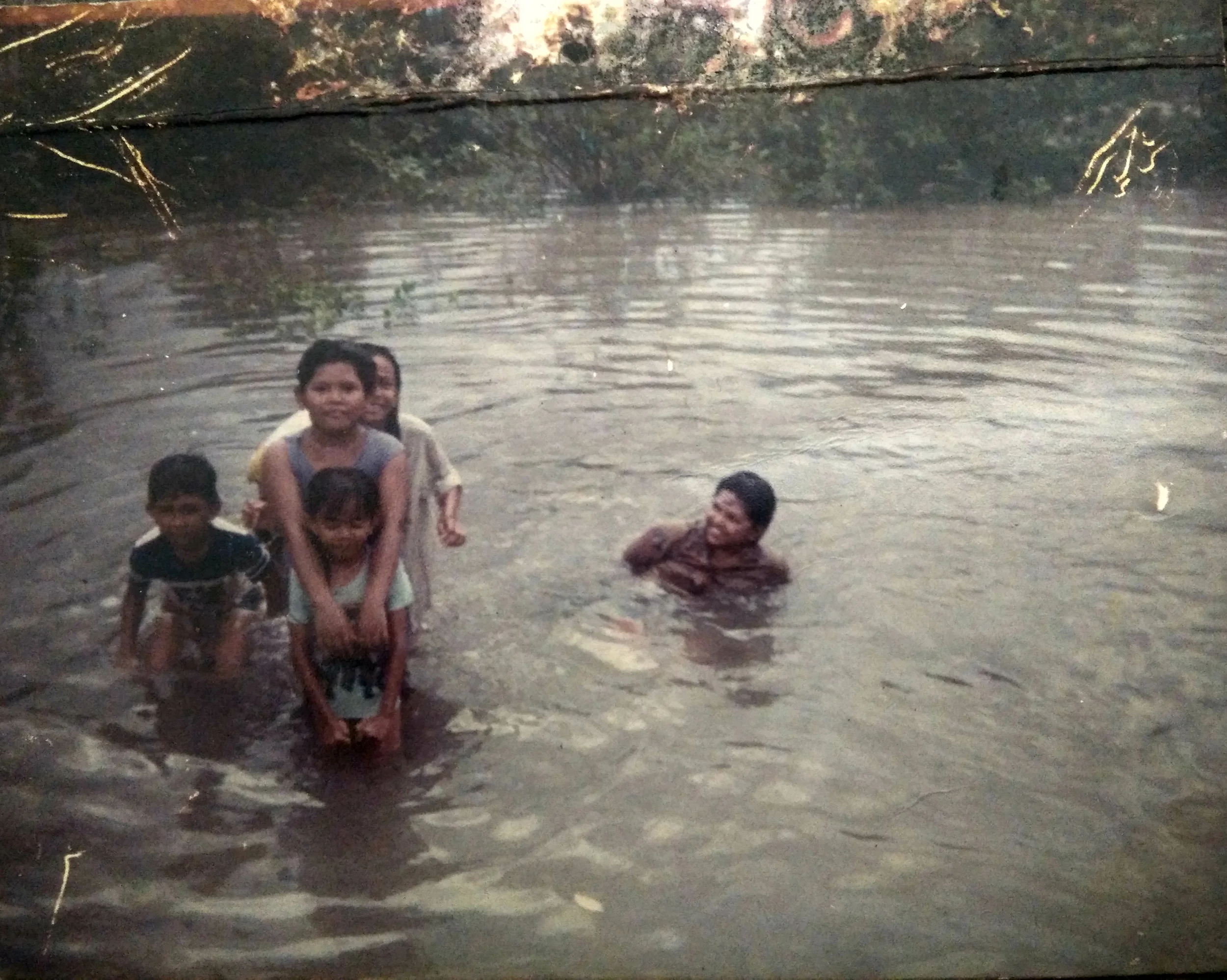 On a family holiday to Malaysia in the 1980s.