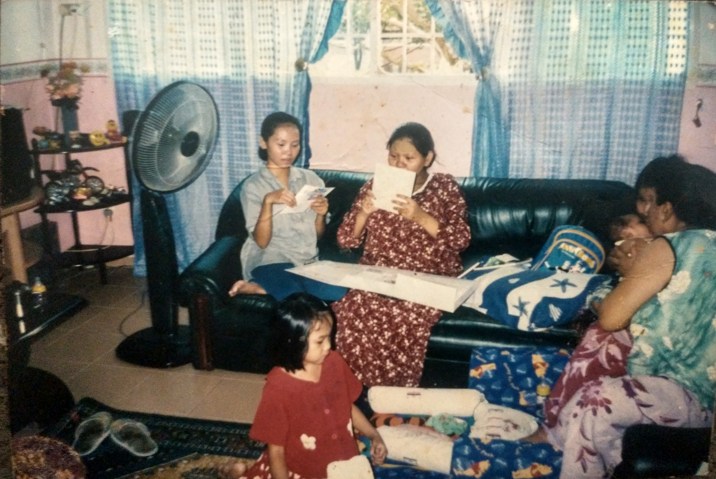 Family time in Bukit Panjang.