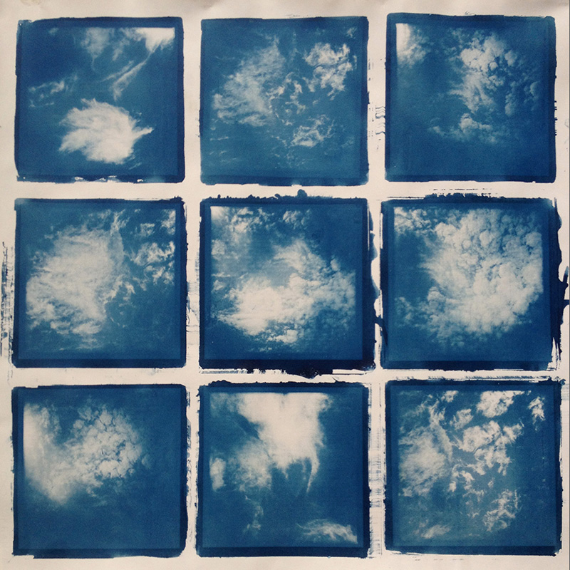 I wandered through the neighborhood, my head in the clouds