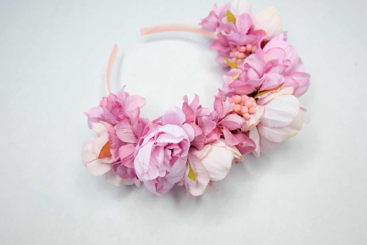 Mint and Melon Floral Headpiece-4.jpg