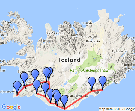 6 days, more than 10 locations #island2iceland