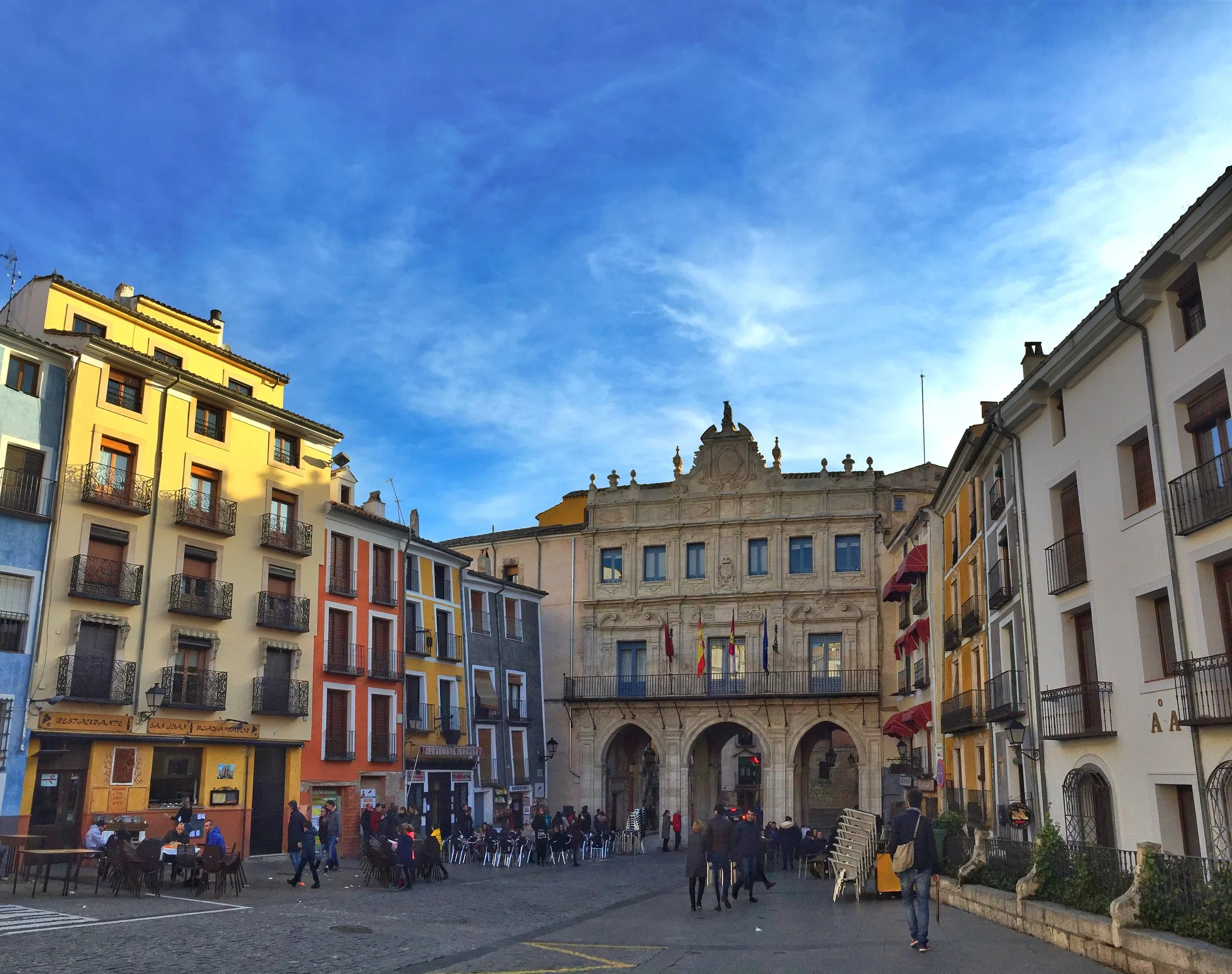 Plaza Mayor in the town of Cuenca