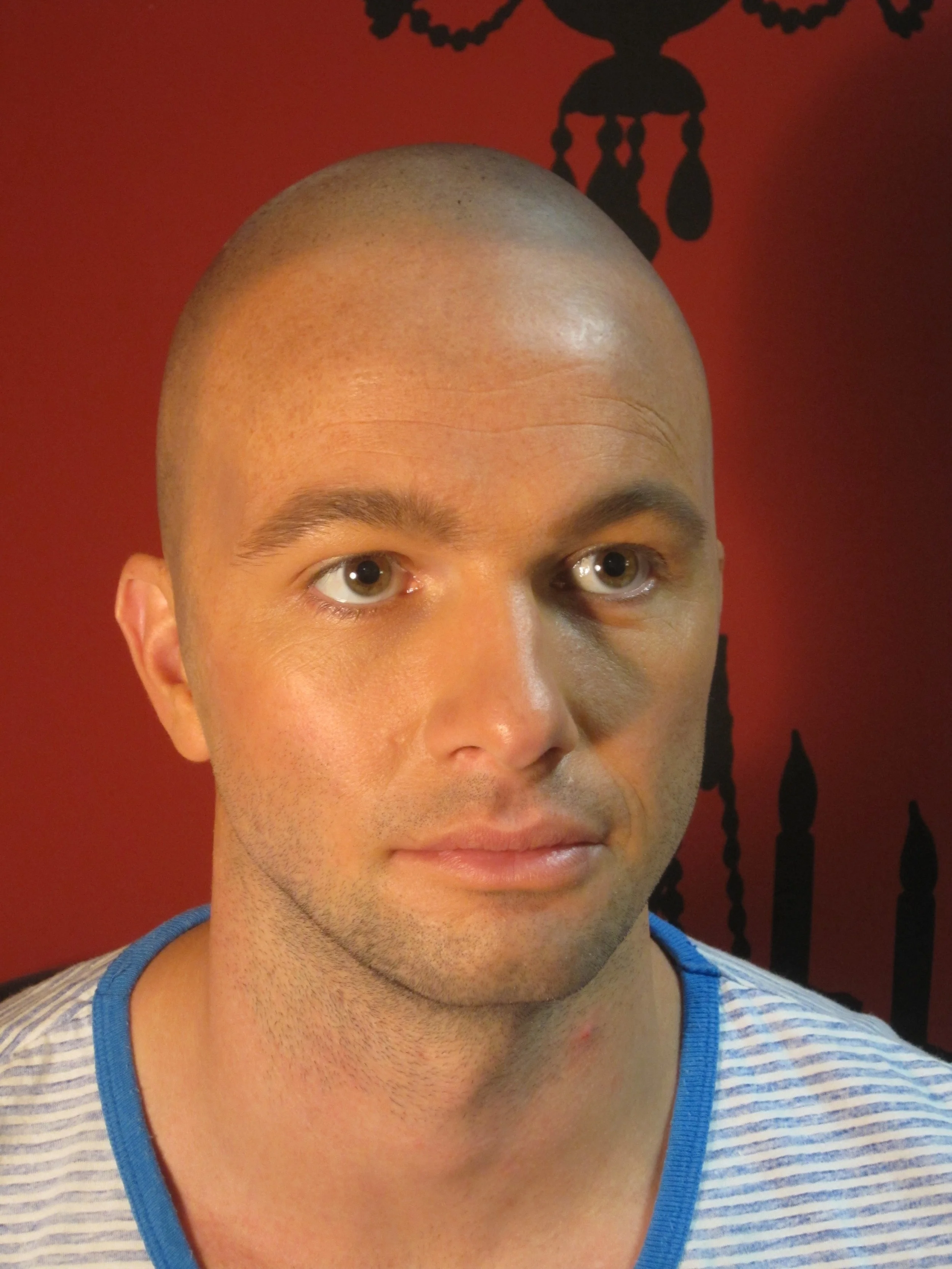 Bald cap application and paintwork
