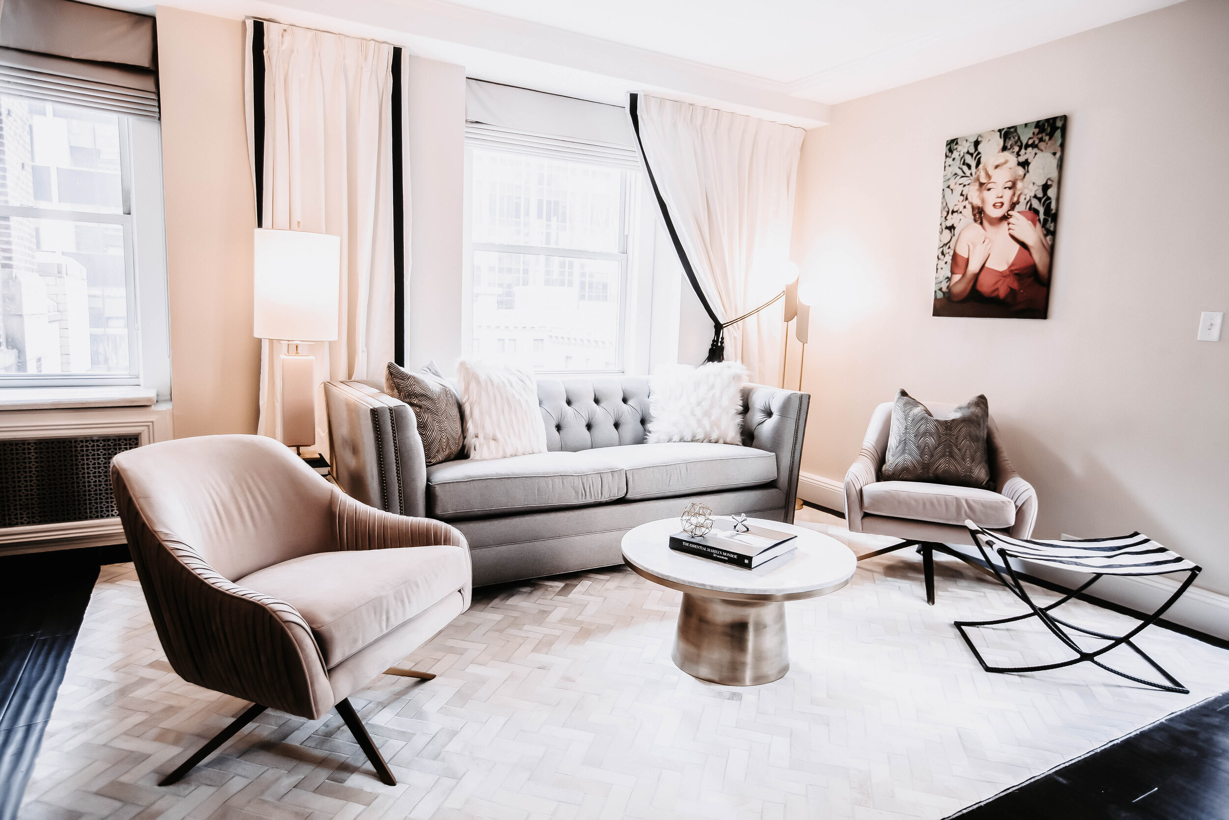 THE NORMA JEANE SUITE AT THE LEXINGTON HOTEL (LIVING ROOM, WIDE)