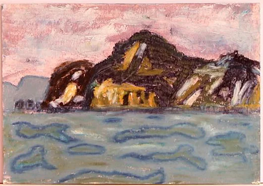 EDITH PERRENOT 'Tasman sea' 2015 pastel on paper