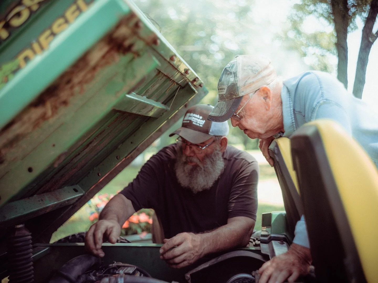 My grandpa and his farm