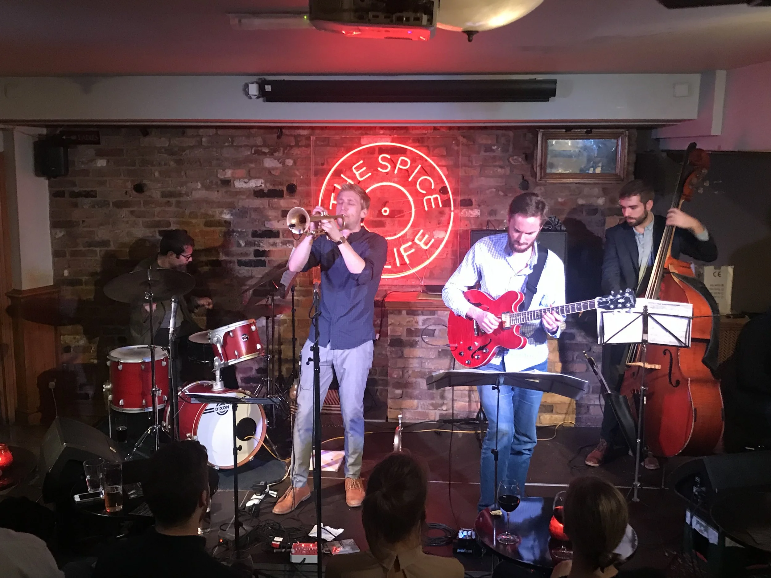 Henry Spencer at Spice of Life, with Ant Law.