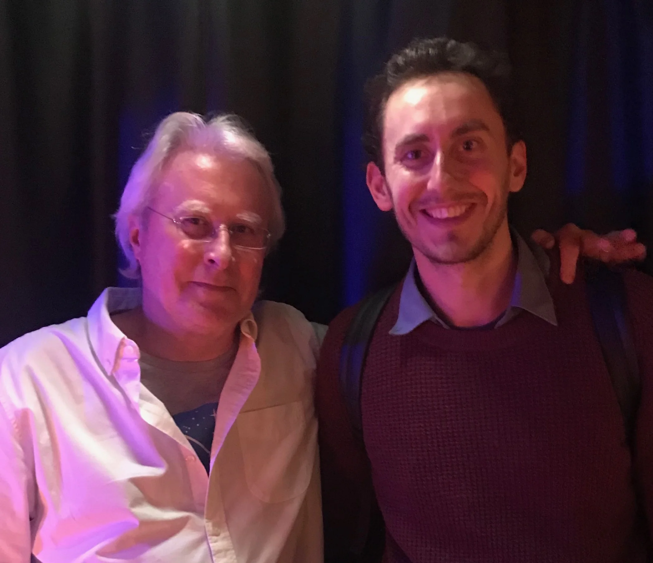 Martin Hummel, with Alex Munk of Flying Machines.