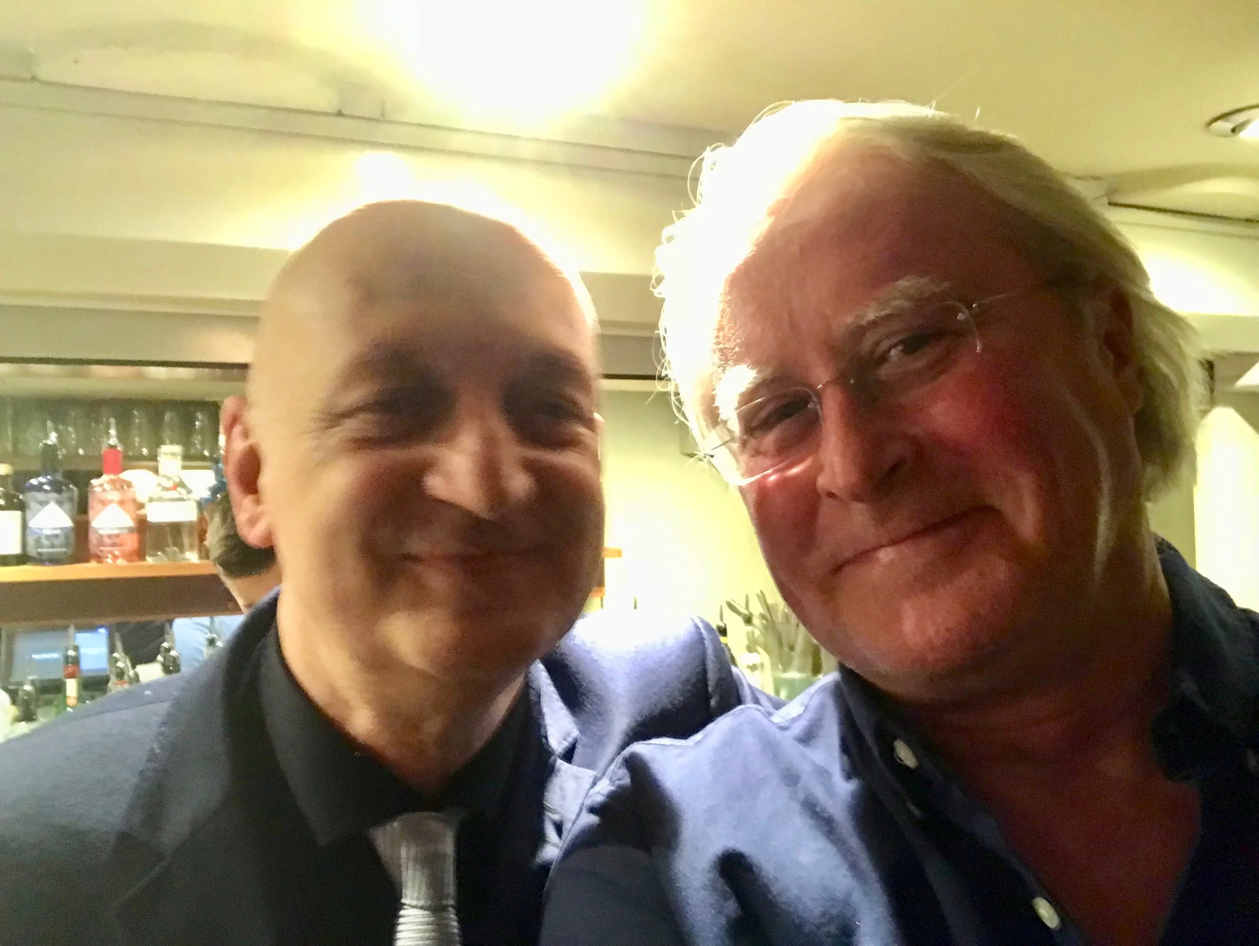 Spice of Life’s man, Paul Pace, celebrating 20 years at this great jazz venue, with Martin Hummel.