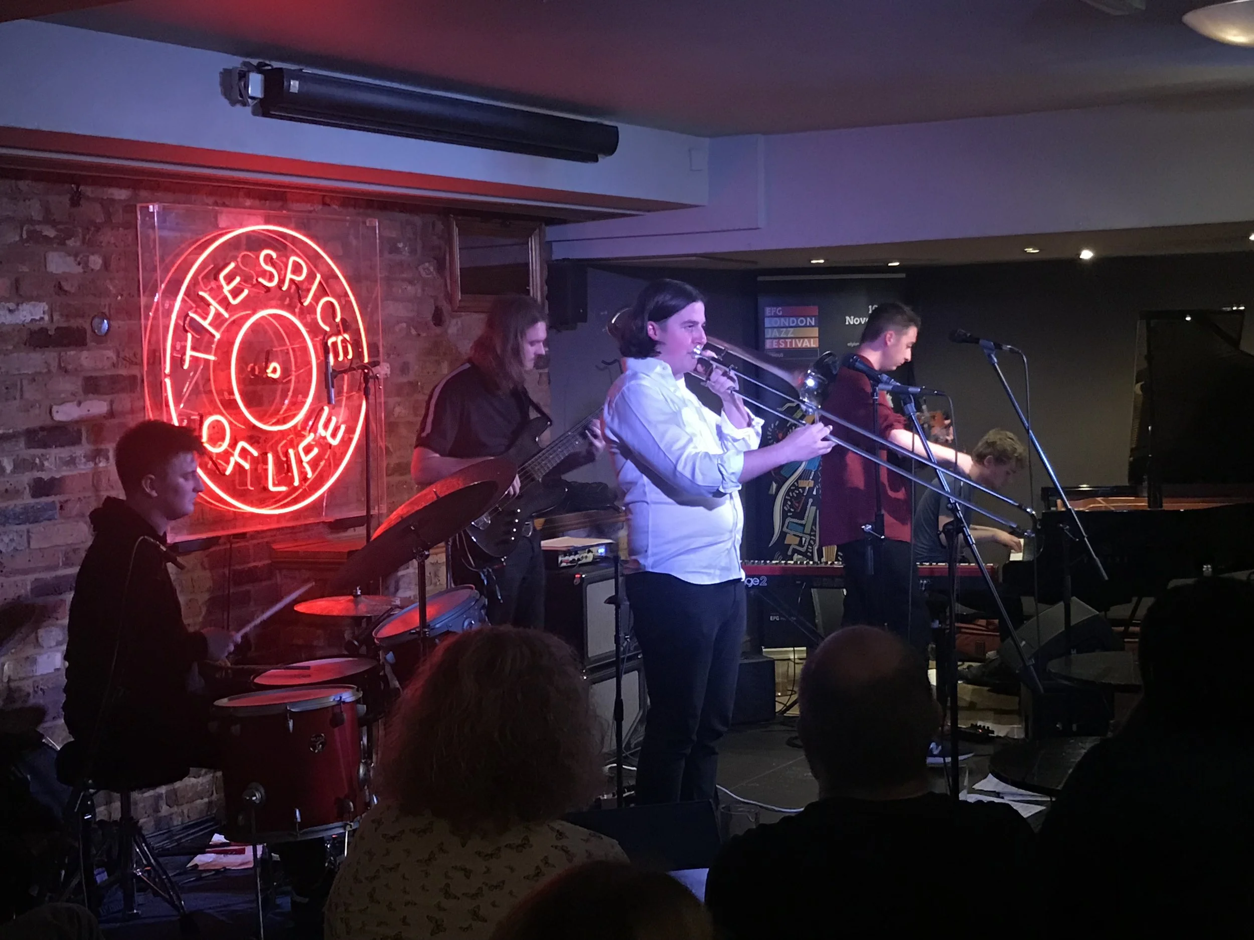 Rory follows up with his band, Jam Experiment, at Spice of Life.