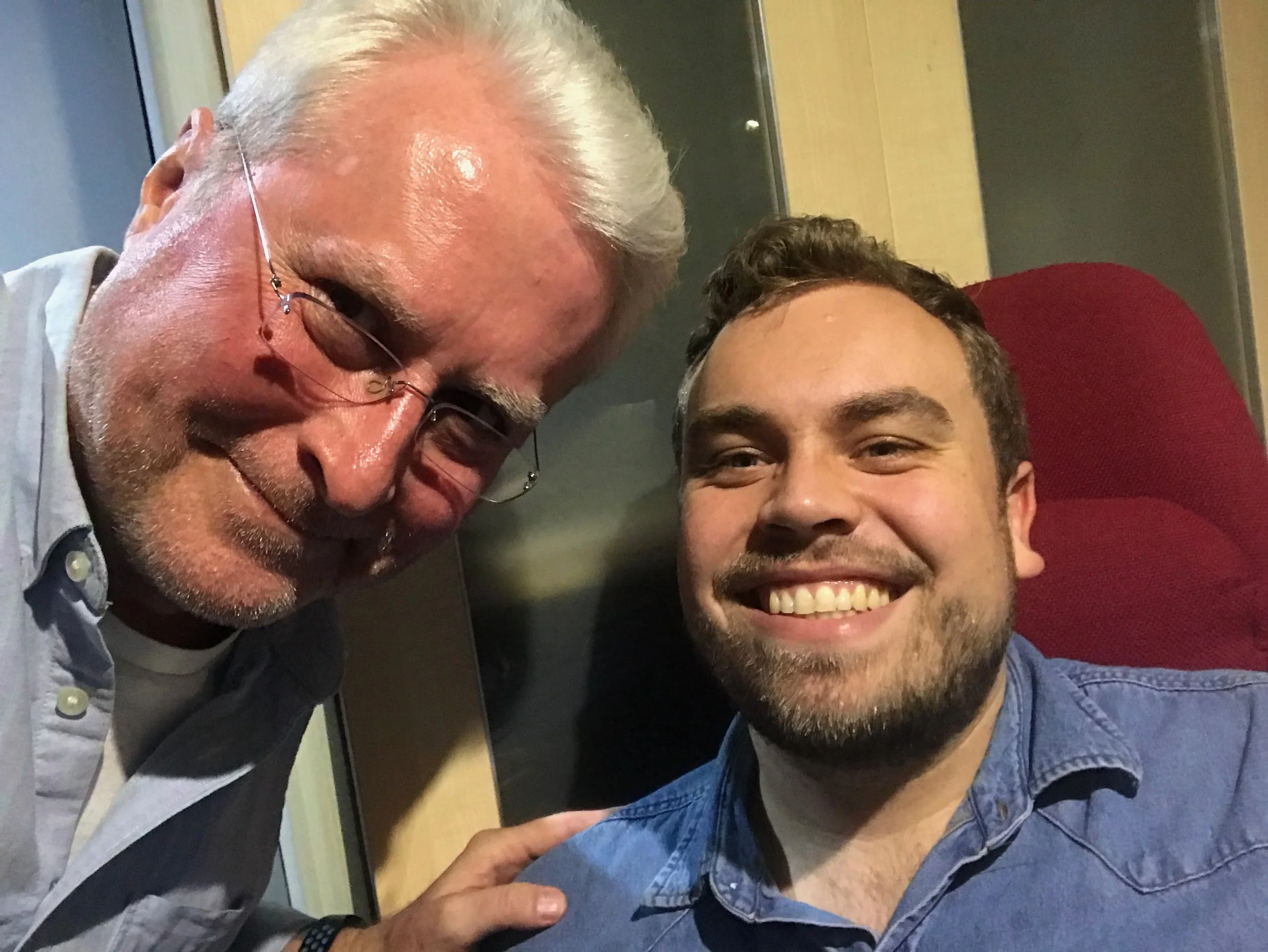 With Tim Thornton.
