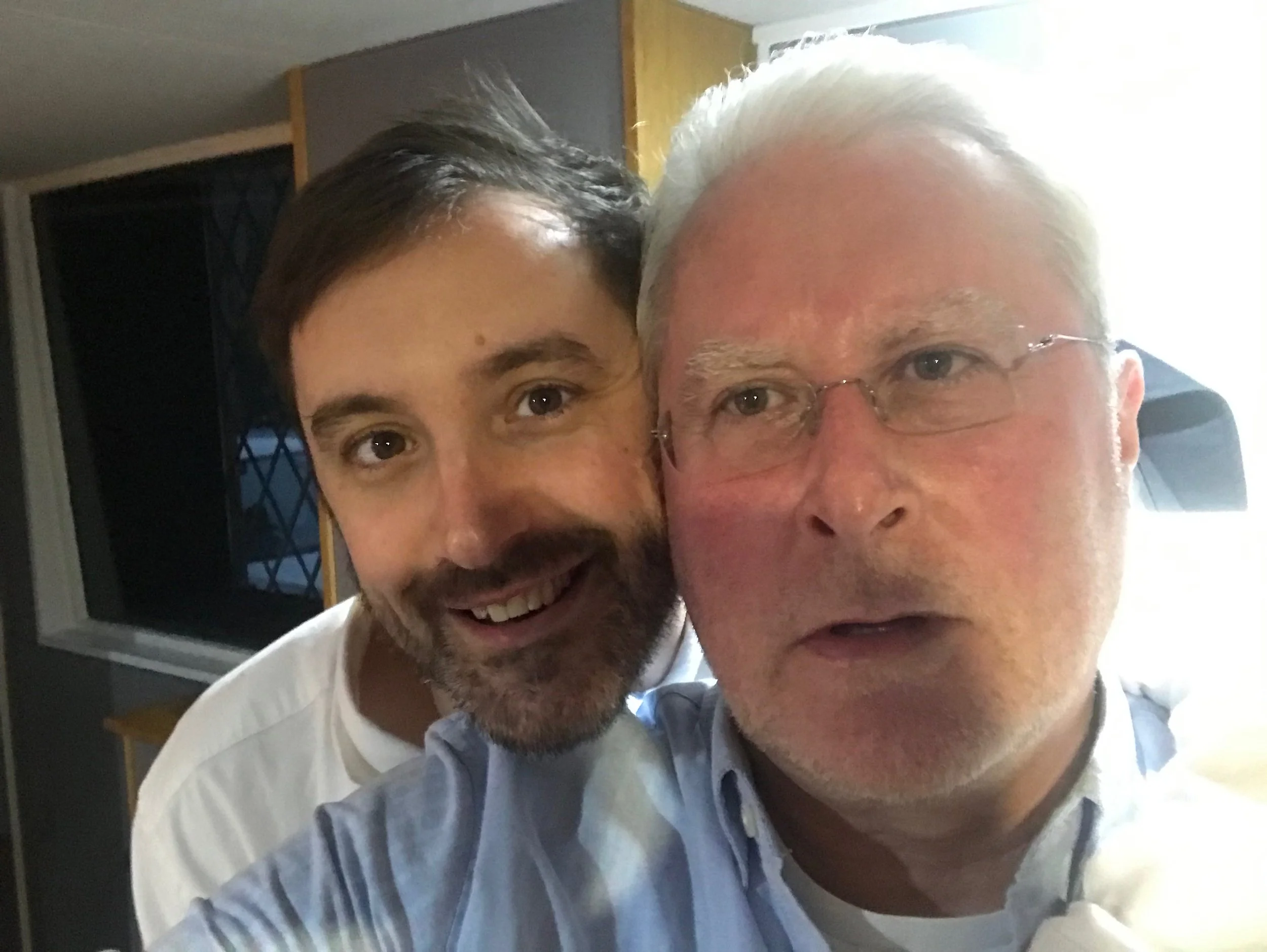 With Rick Simpson.