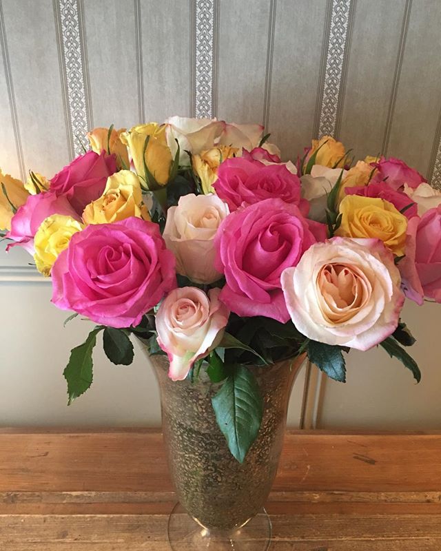 Perfect roses for the entrance way