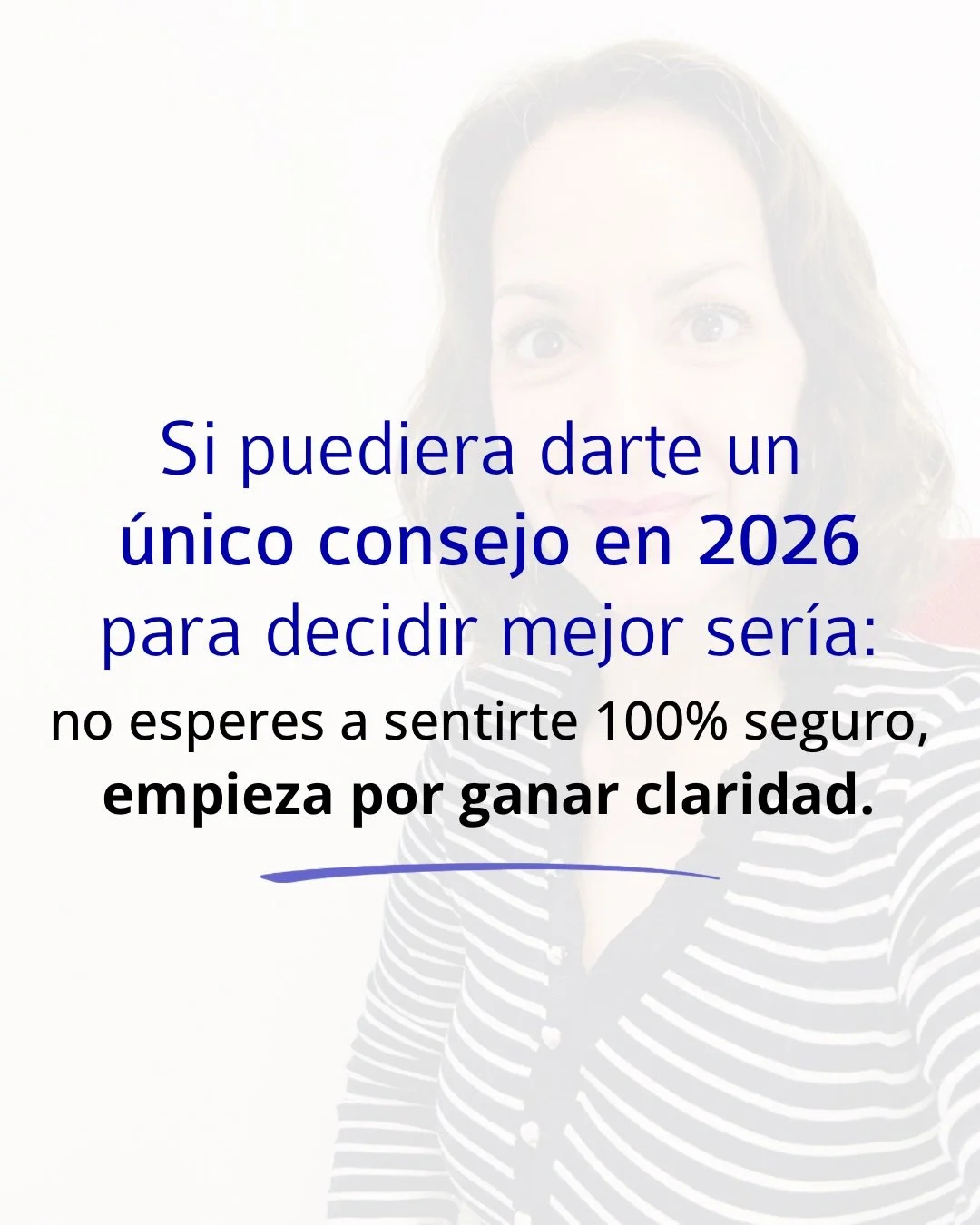 Muchas personas creen que primero necesitan sentirse seguras para tomar decisiones importantes. 

En mi experiencia, casi siempre es al rev&eacute;s. 

La seguridad empieza a aparecer cuando ganas claridad sobre d&oacute;nde est&aacute;s hoy, 
lo que