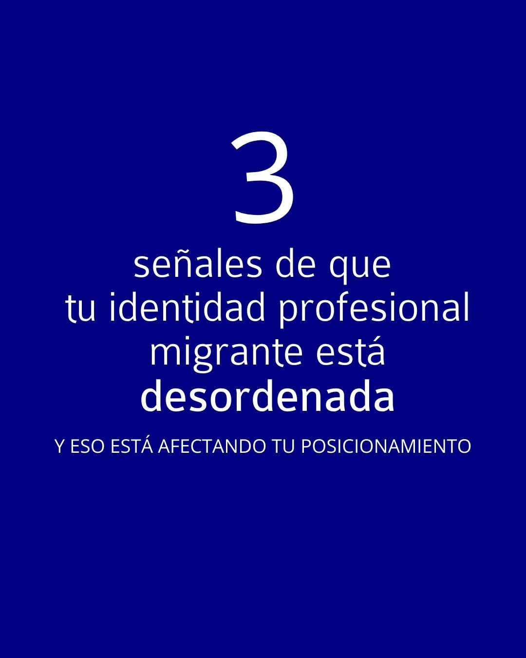 Ayer pregunt&eacute; si dudabas m&aacute;s desde que emigraste. 
Varias personas respondieron que s&iacute;. 
Y eso no es casualidad.

Cuando emigramos, el contexto cambia. 
Y cuando el contexto cambia&hellip;
tu identidad profesional se mueve. 

Si 
