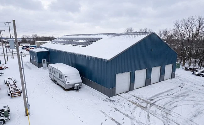 Maintenance Shop & Storage Facility. Cold Form Construction.