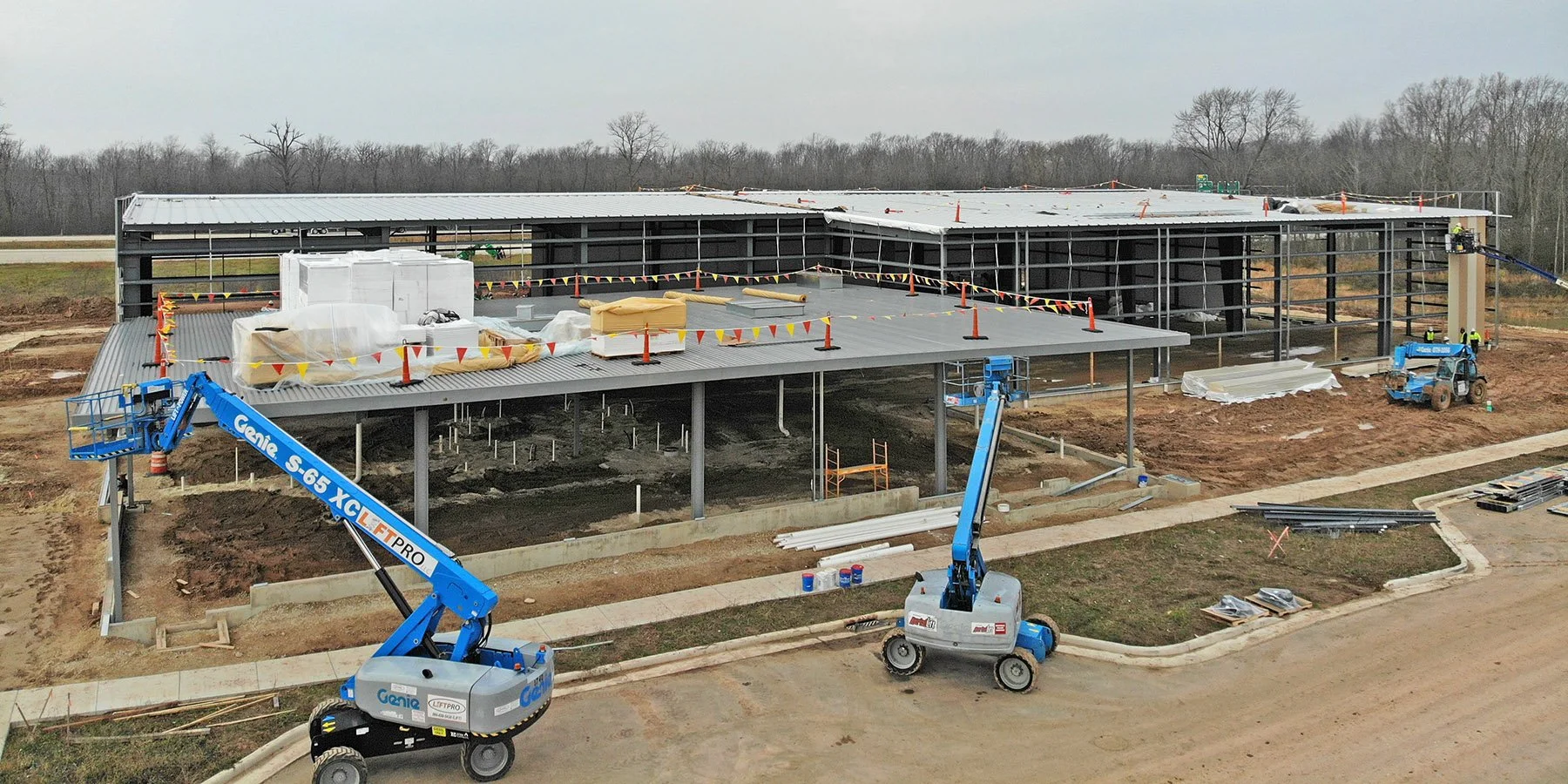 Sports building construction in Wisconsin by Redhawk Metal Buildings
