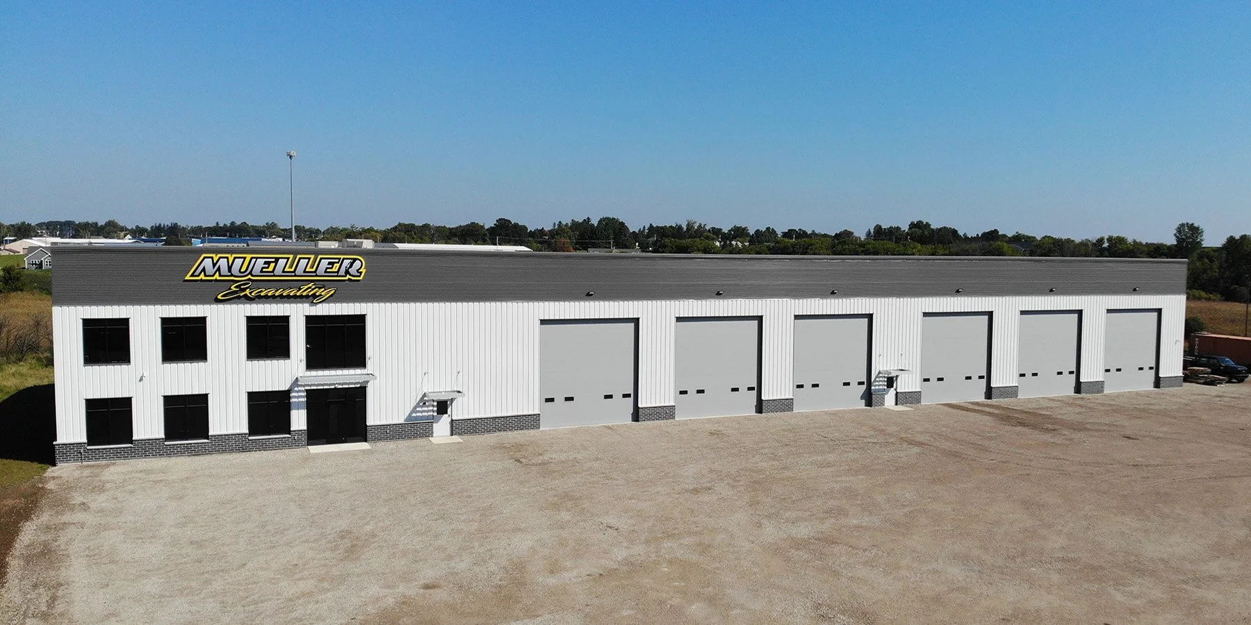 Commercial metal building by Redhawk Metal Buildings in Wisconsin